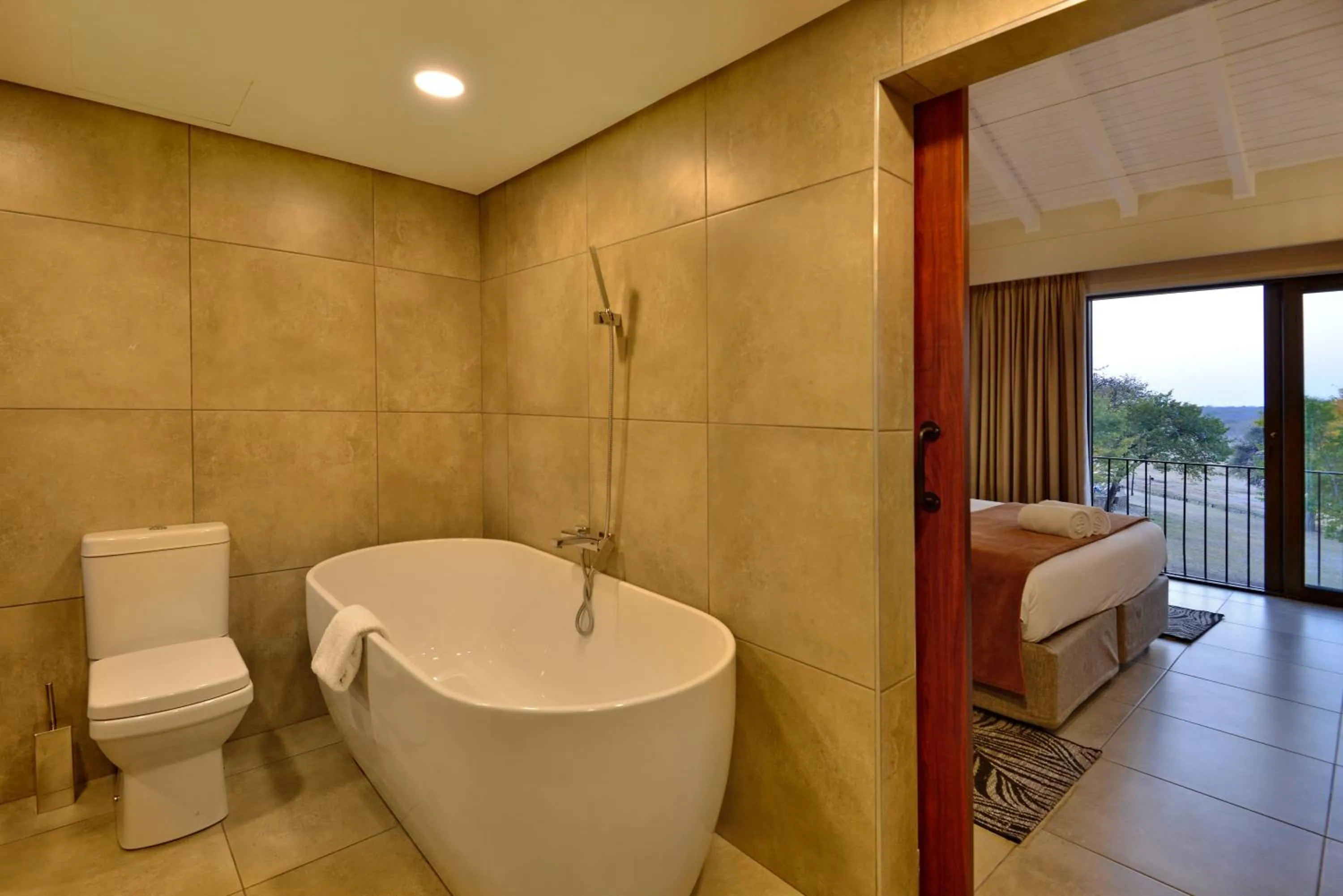 Bathroom in Hwange Safari Lodge