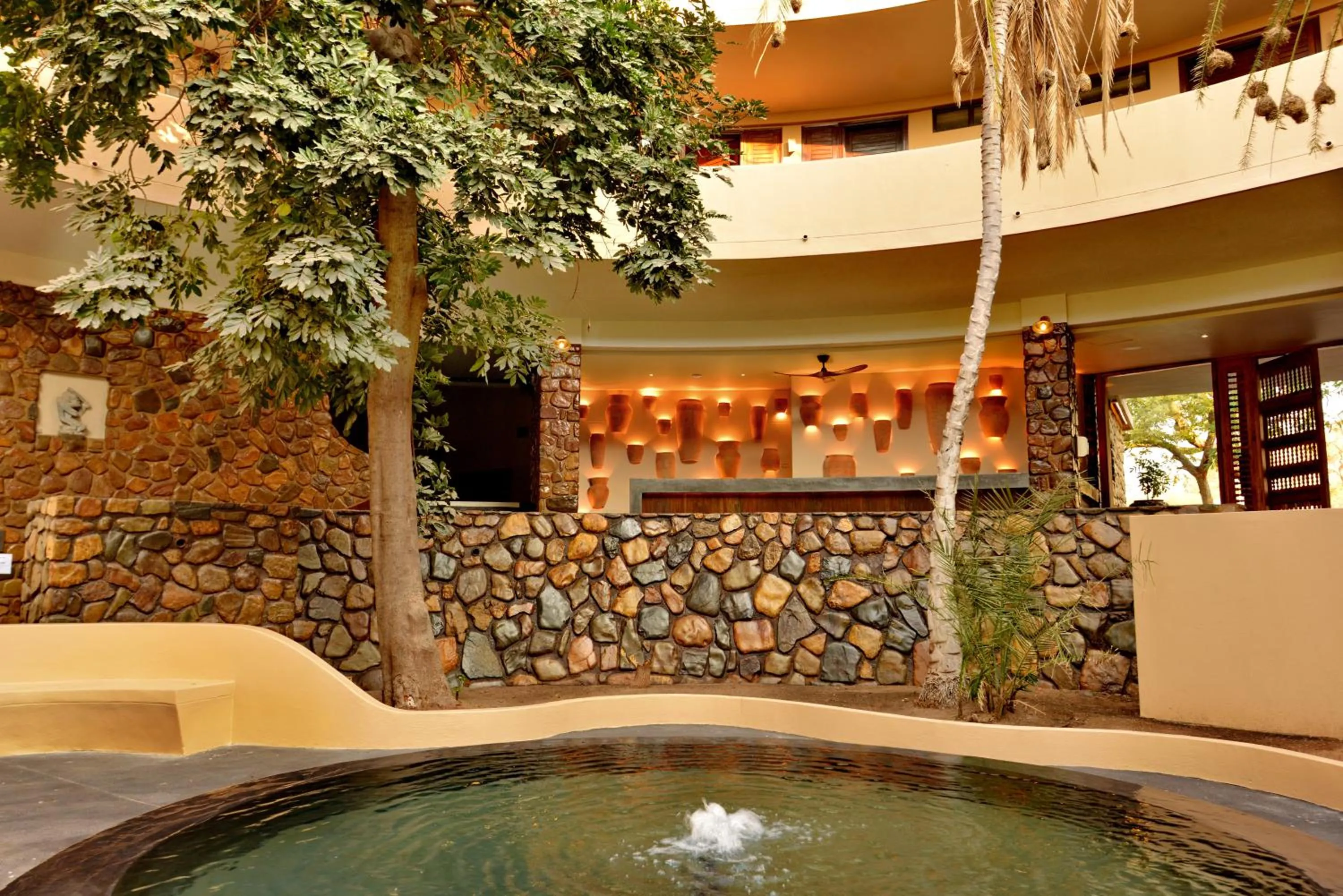 Lobby or reception in Hwange Safari Lodge