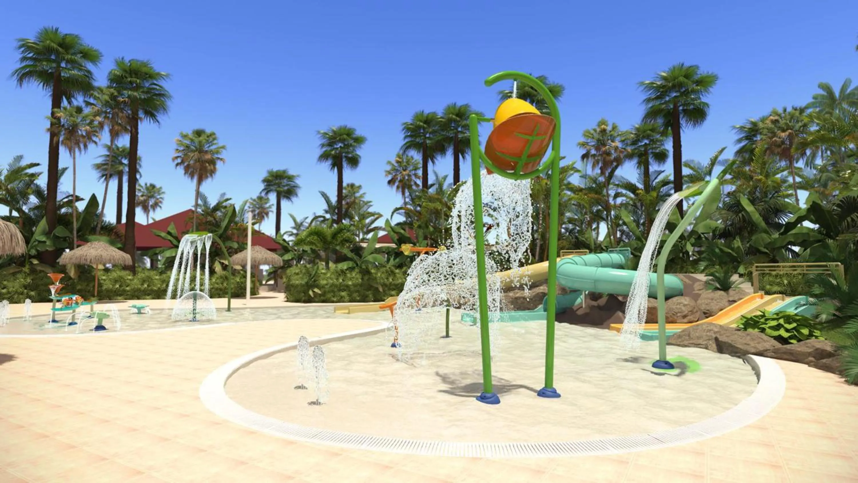 Aqua park in Sol Principe