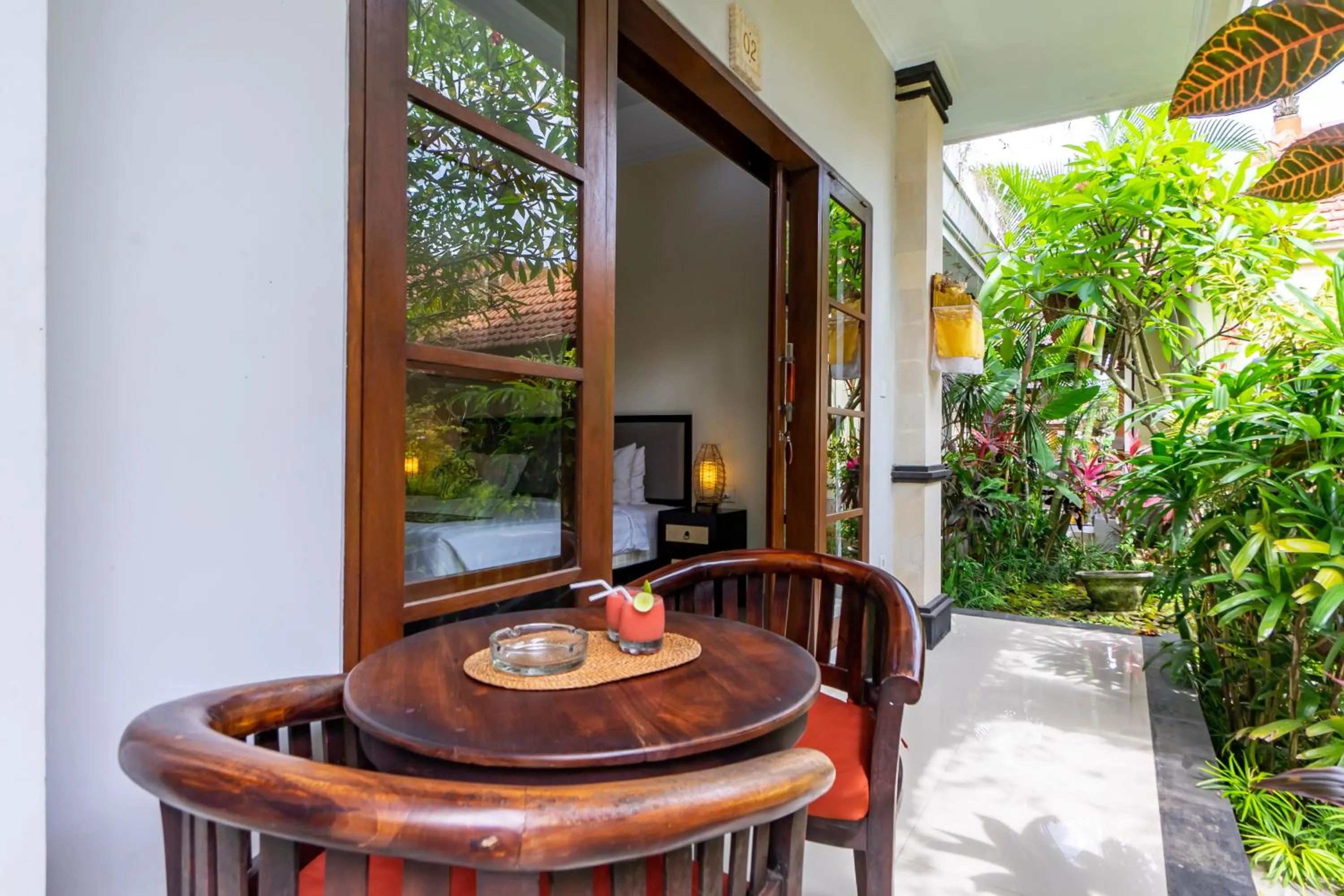 Balcony/Terrace in Gatra Ubud Inn