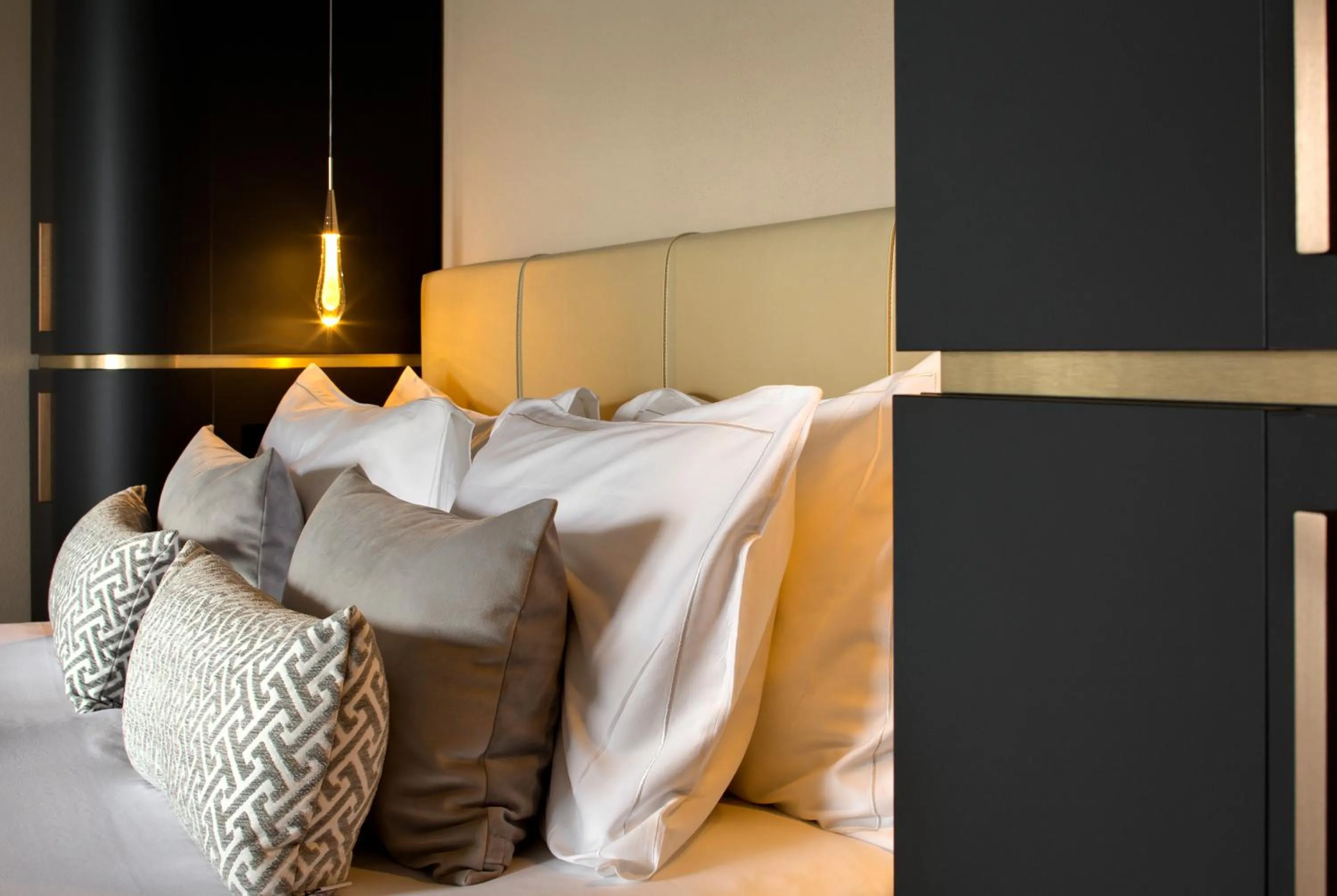 Bed in Domaine de la Klauss & Spa, Restaurant Gastronomique Le K