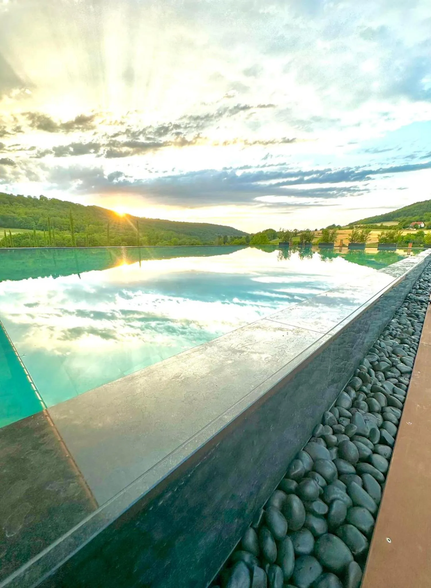 Swimming pool in Domaine de la Klauss & Spa, Restaurant Gastronomique Le K