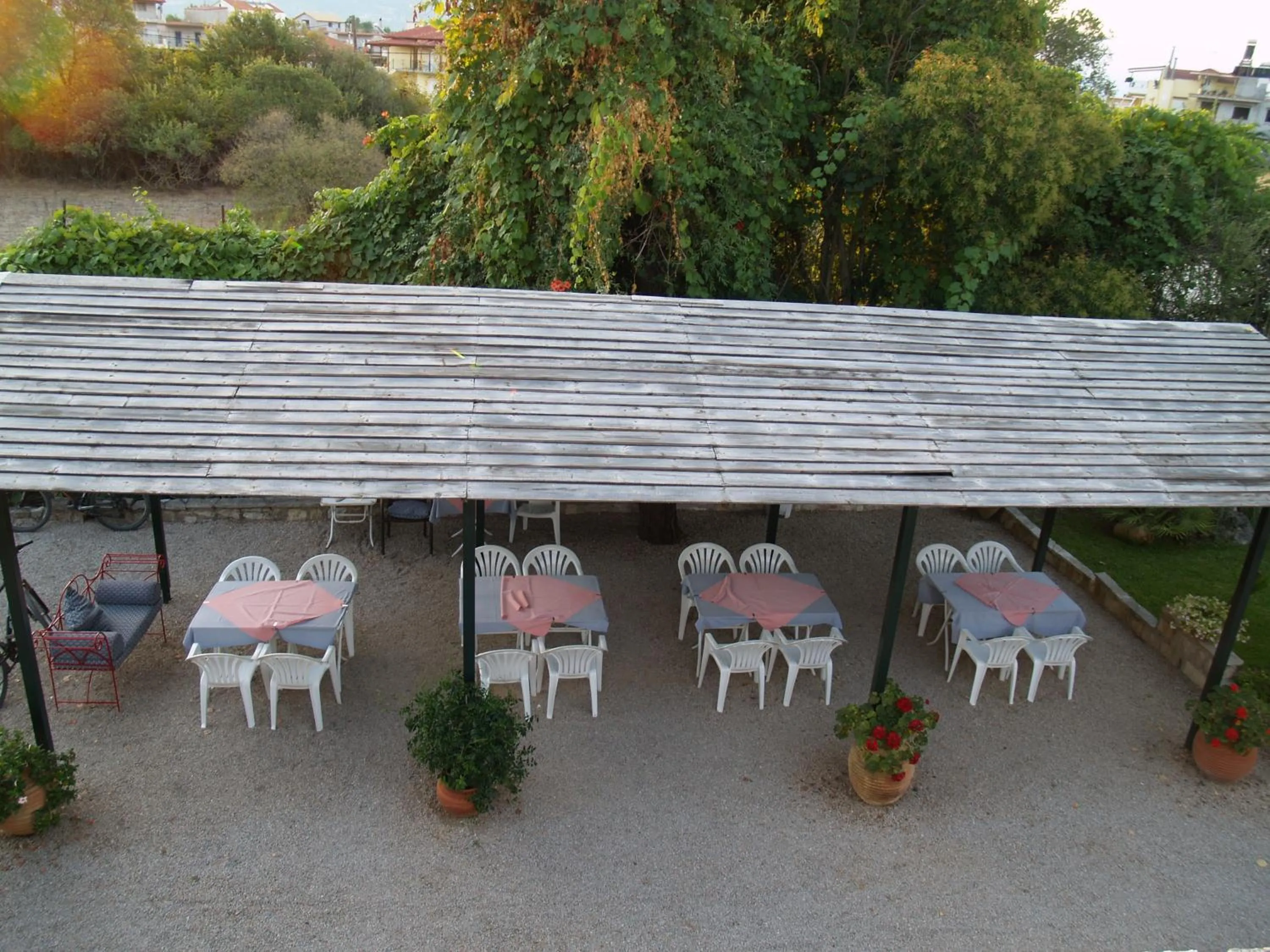 Patio in Hotel Cavo Mytikas