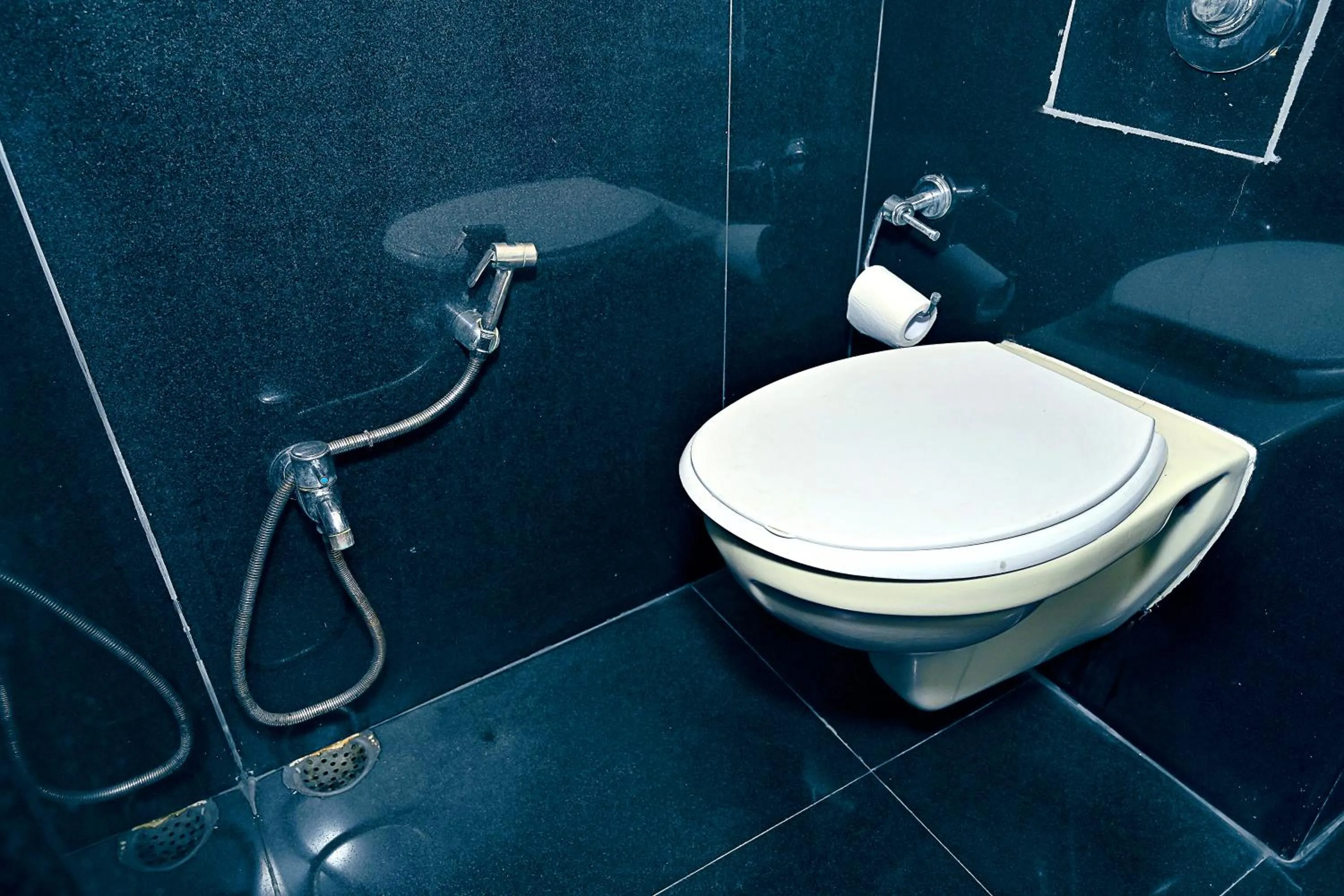 Bathroom in Hotel Rajhans International