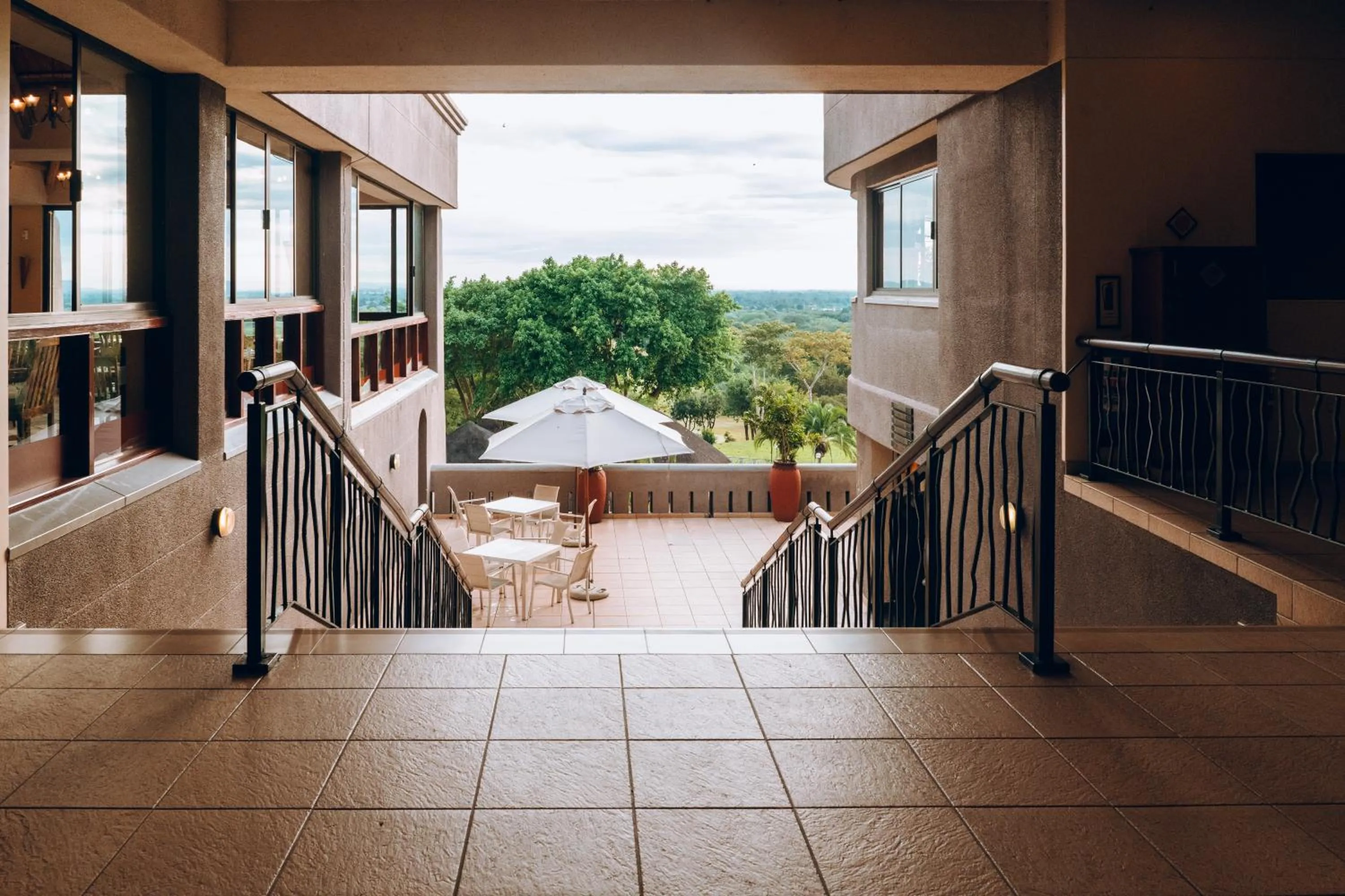 Patio in Elephant Hills Resort