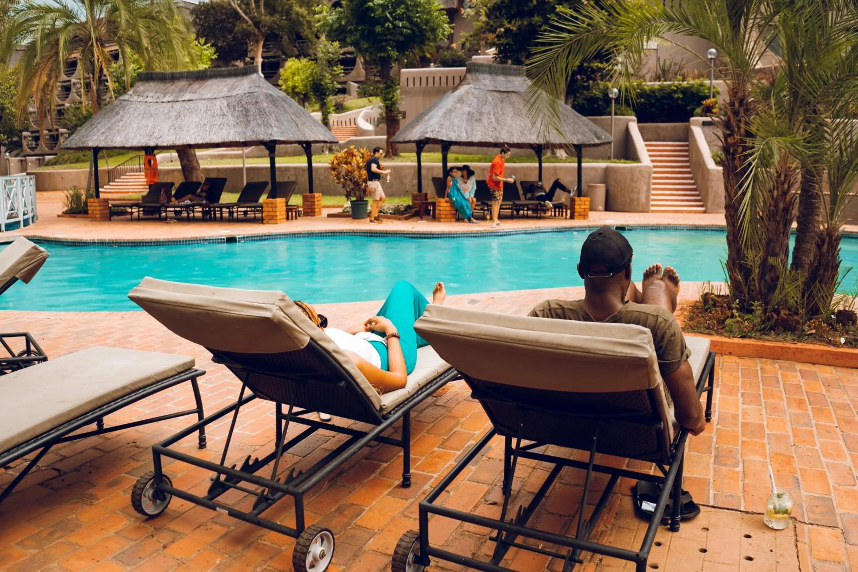 People in Elephant Hills Resort