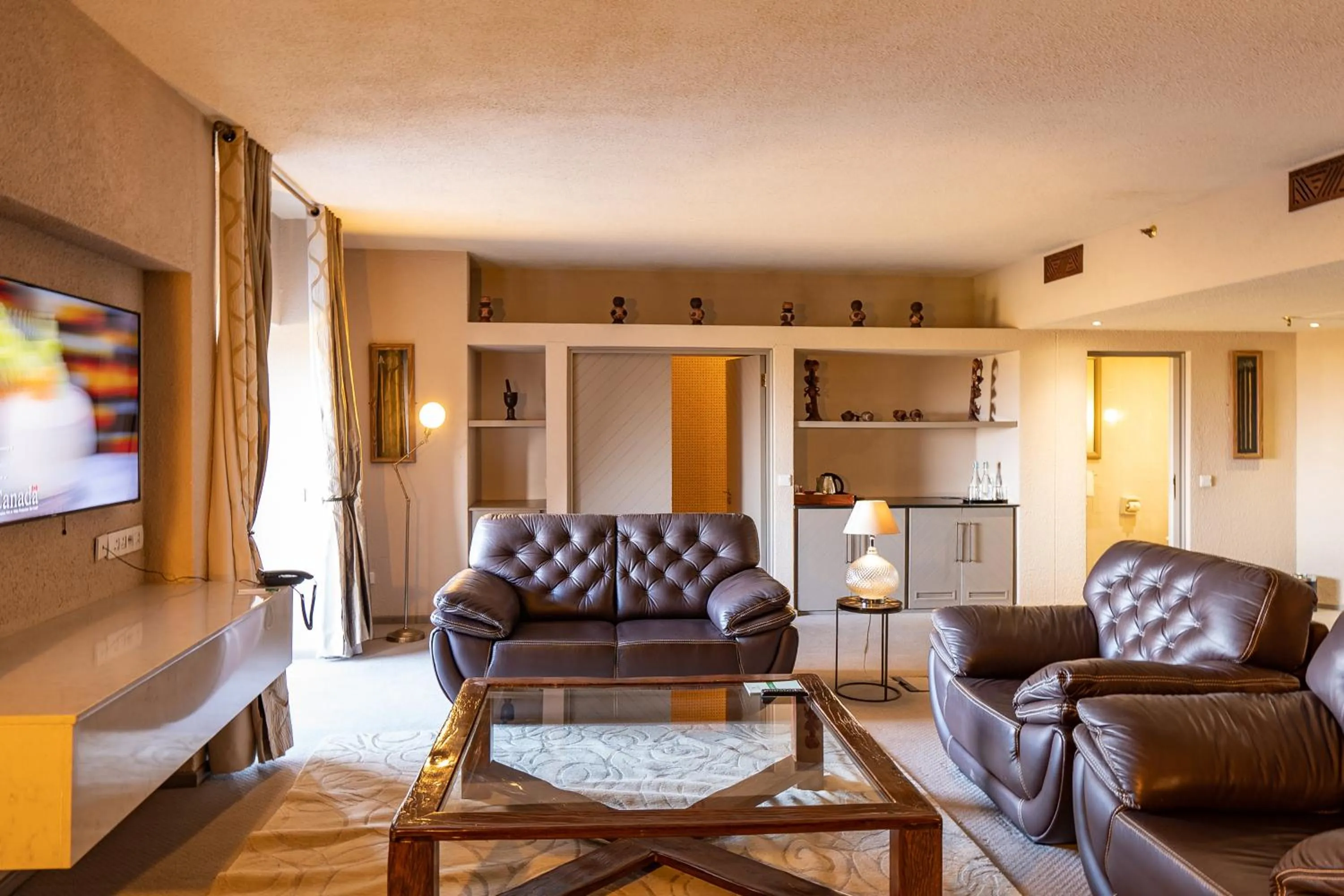 Living room in Elephant Hills Resort