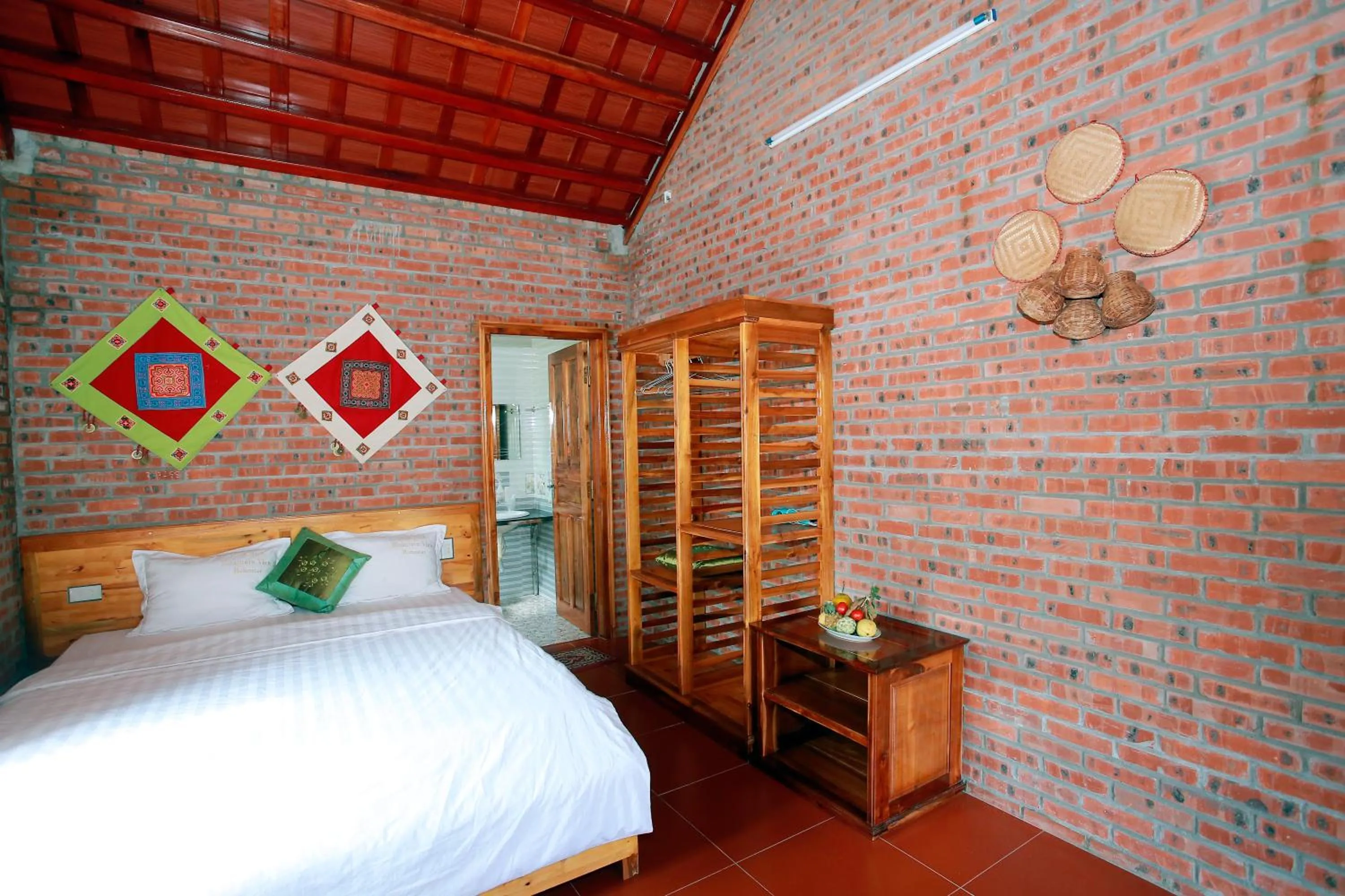 Bed in Ninh Binh Mountain View Homestay & Restaurant