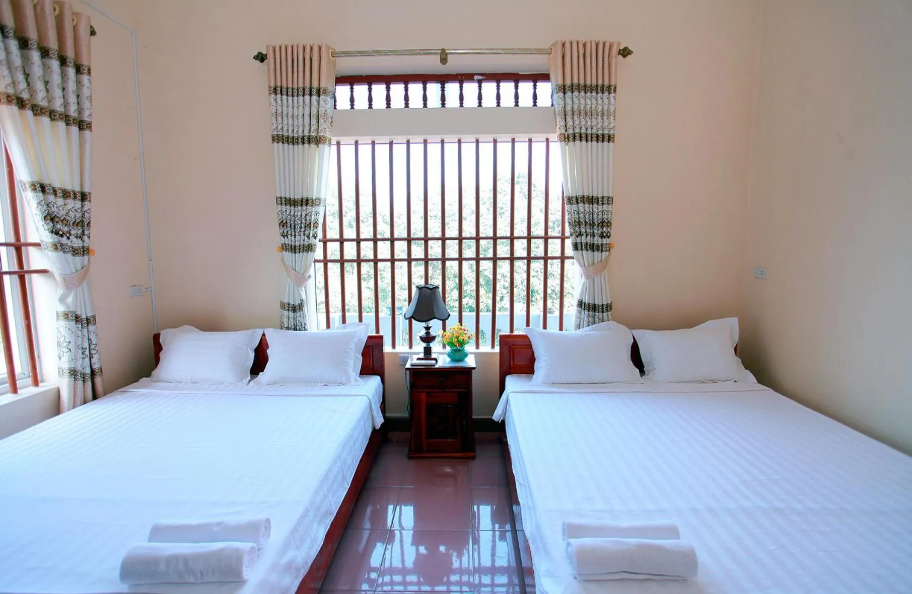 Bed in Ninh Binh Mountain View Homestay & Restaurant