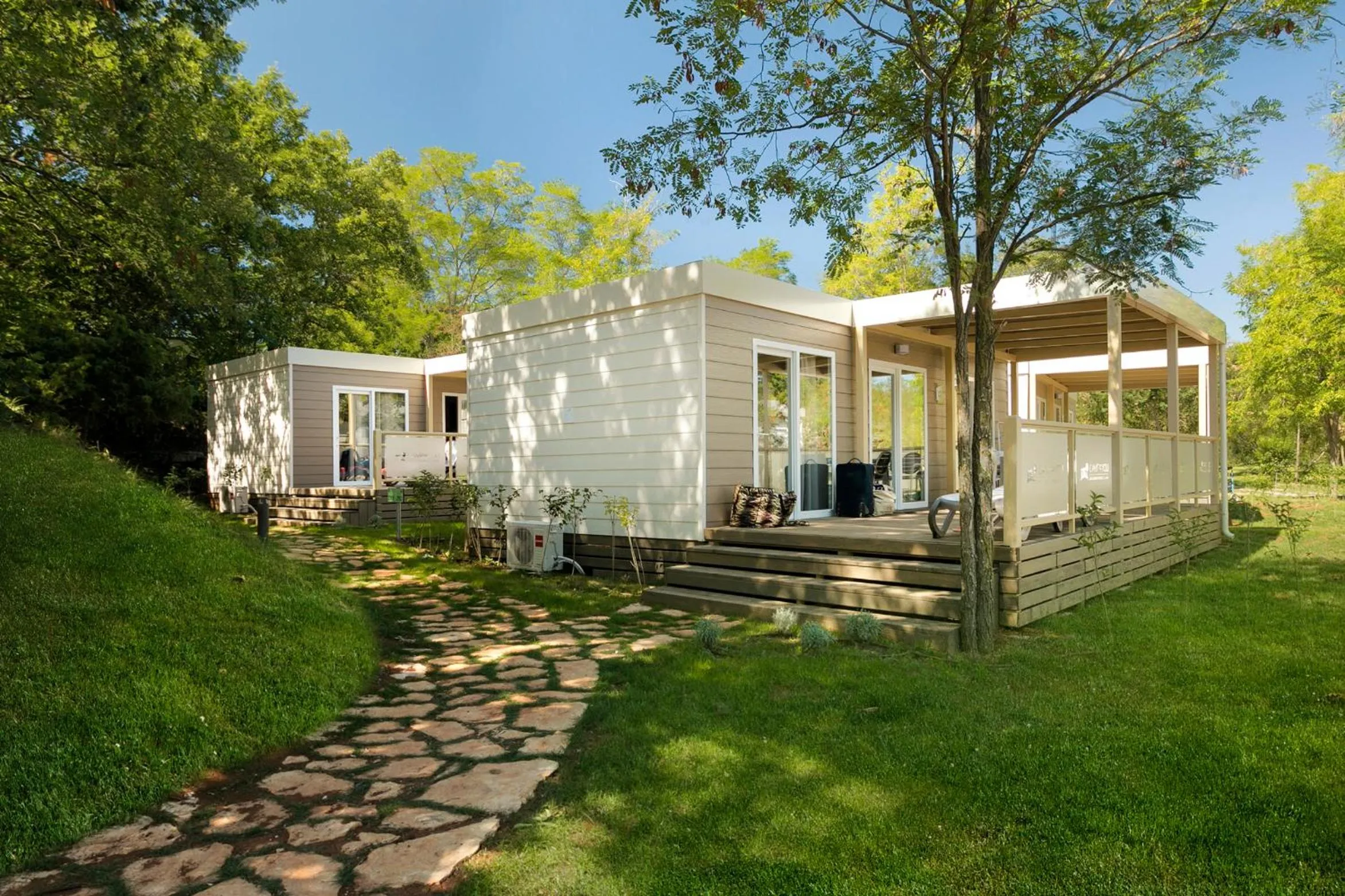 Property building in Mobile Homes - FKK Nudist Camping Solaris