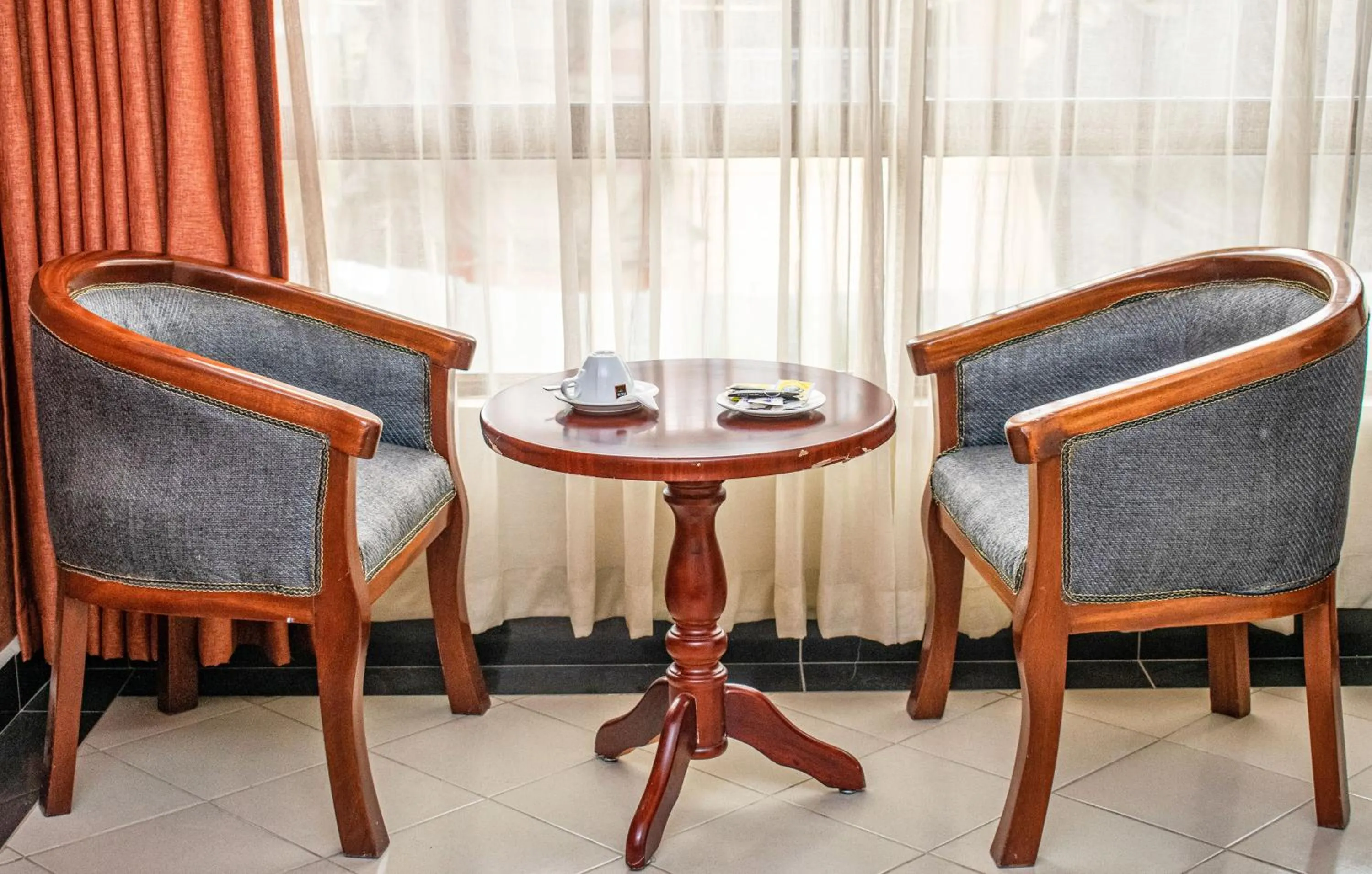 Seating area in Astorian Grand Hotel Naivasha