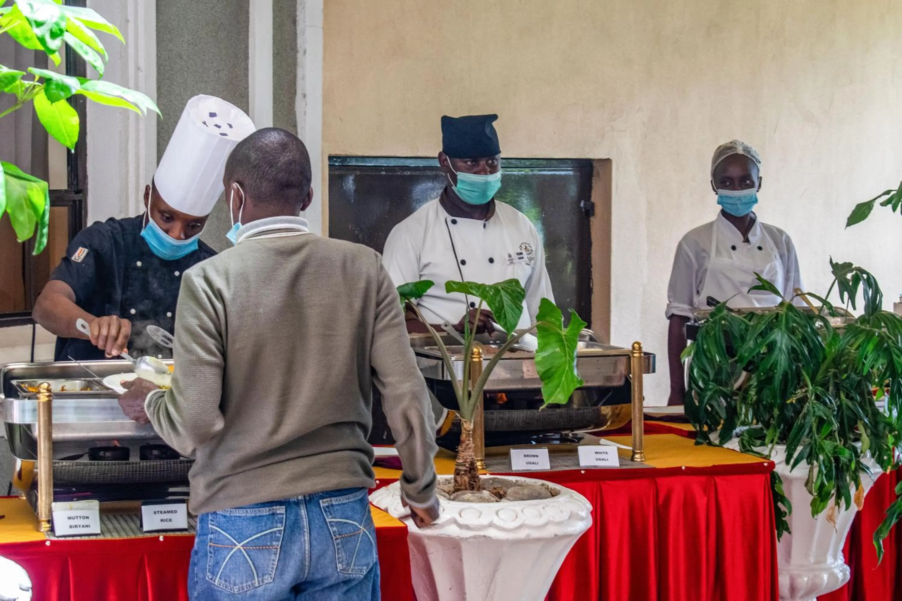 People in Astorian Grand Hotel Naivasha