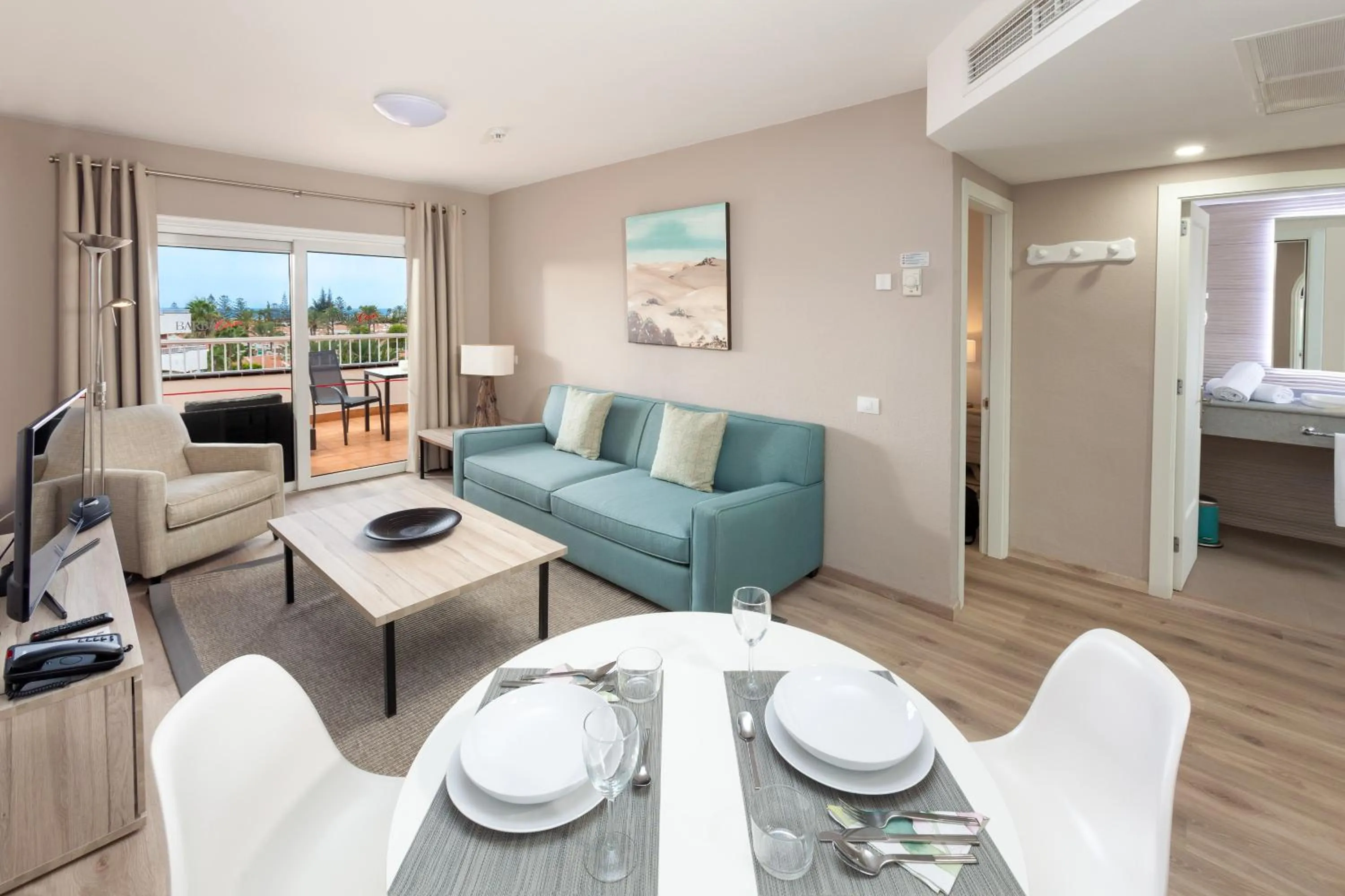 Living room in Sol Barbacan