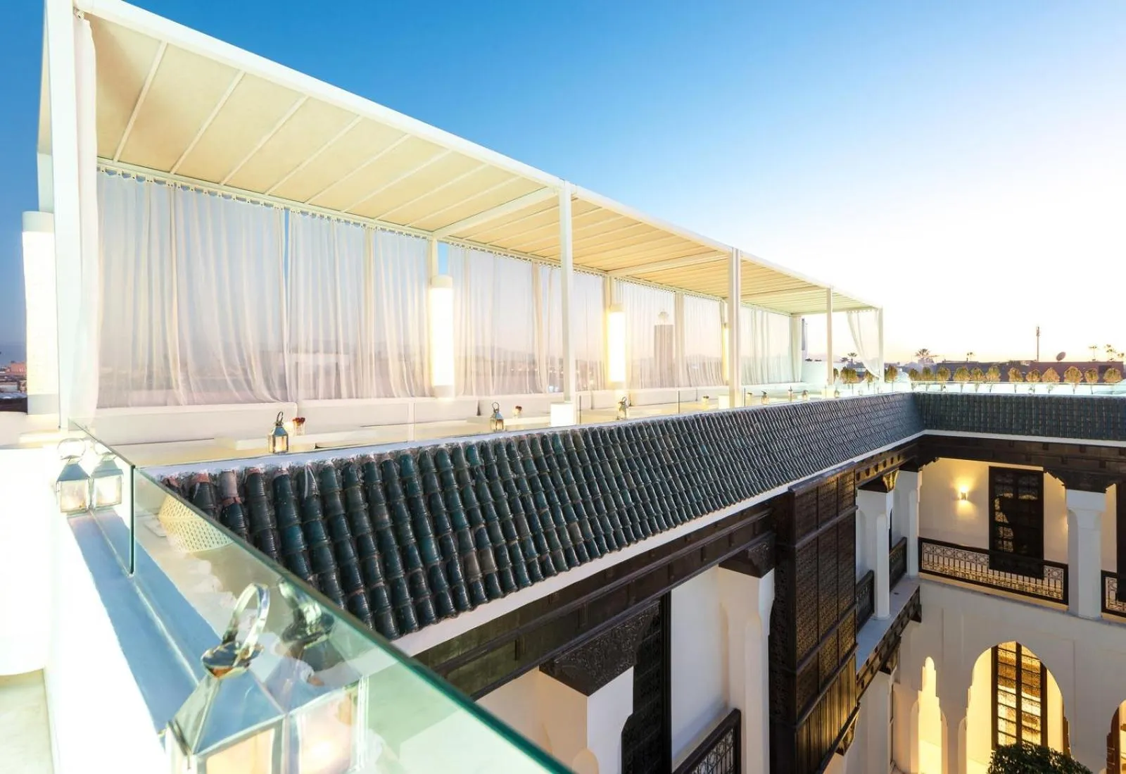 Sunset in Riad Elisa & Spa