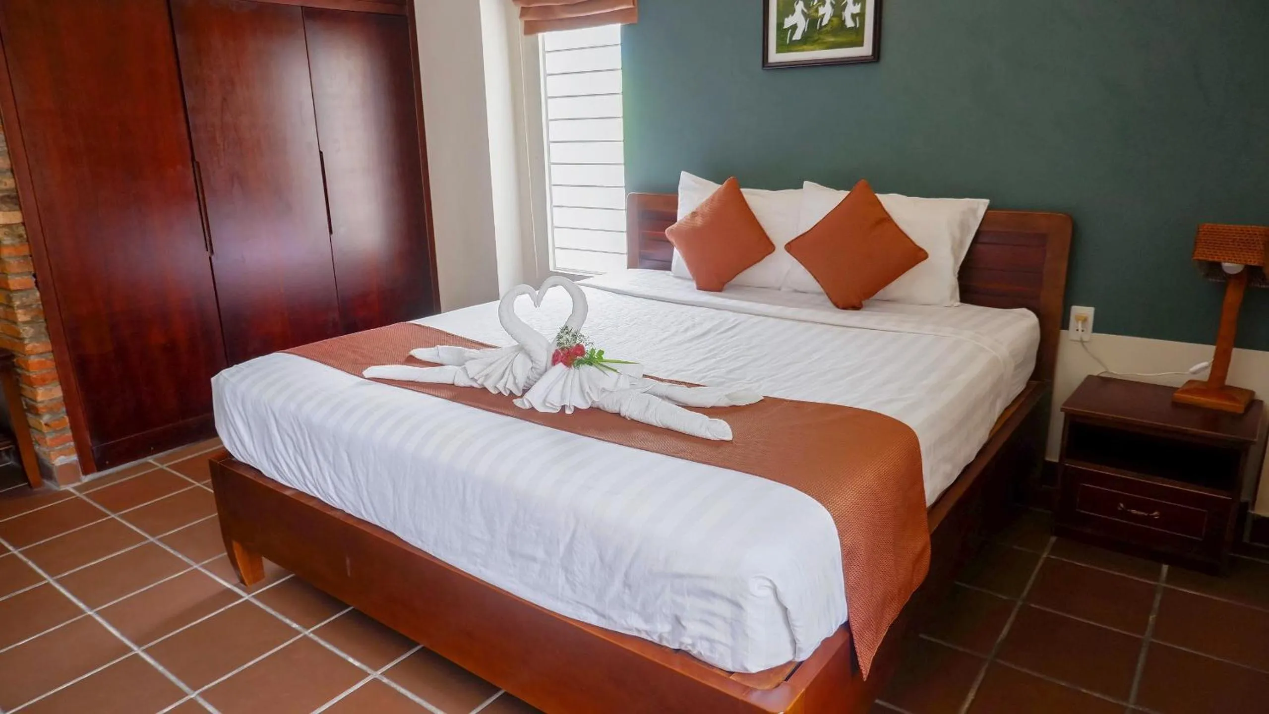 Bed in Ananas Family Hotel