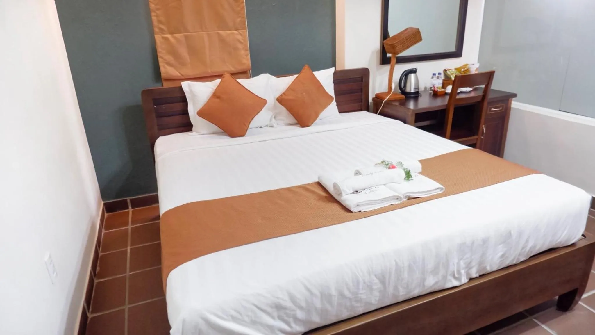 Bed in Ananas Family Hotel