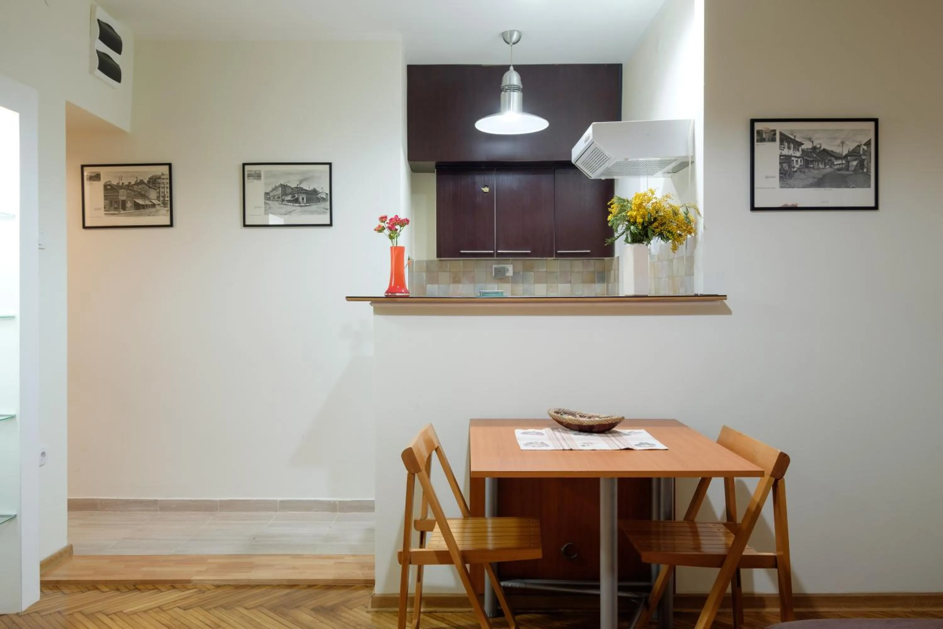 Kitchen or kitchenette in M&M Downtown Apartment
