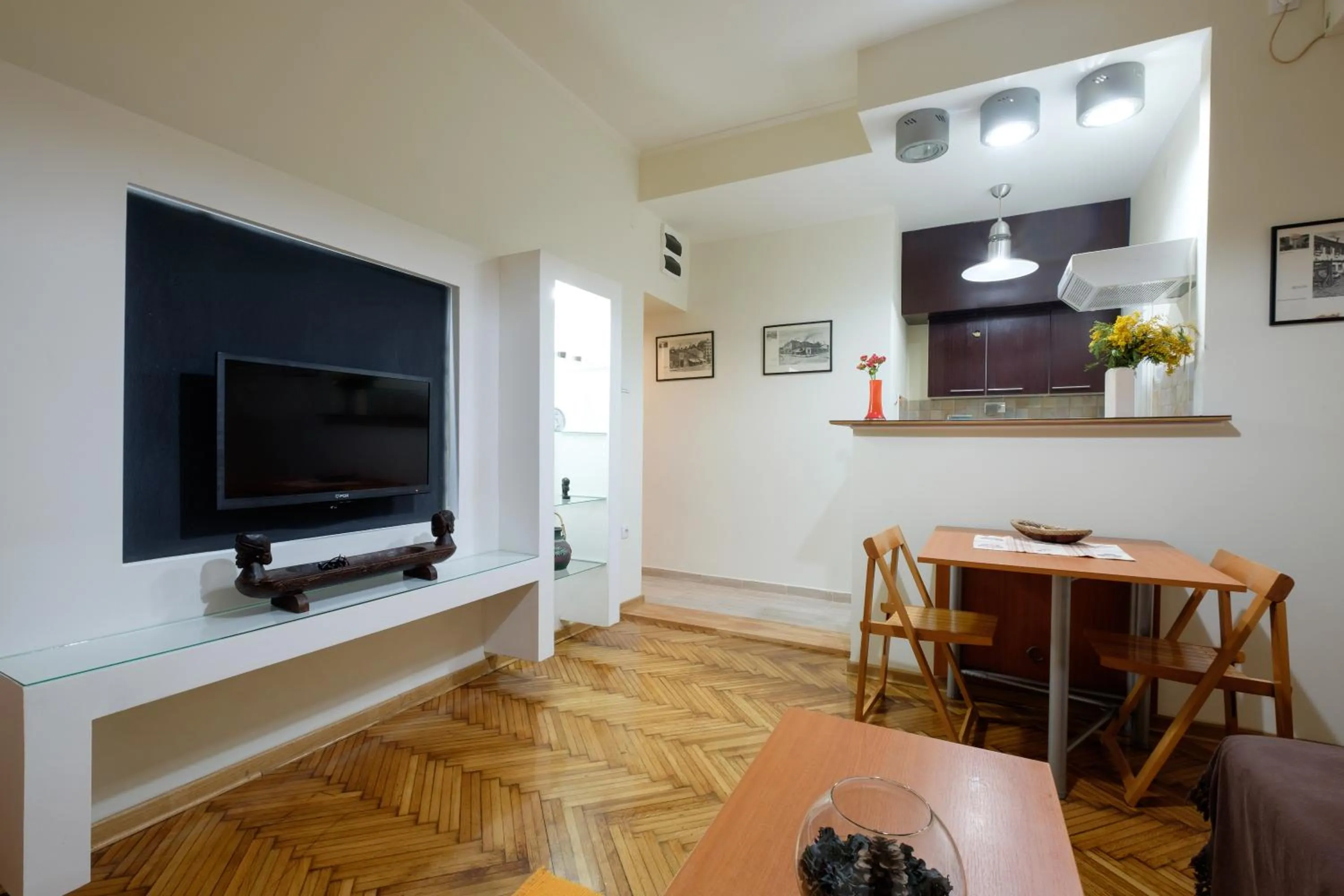 TV and multimedia in M&M Downtown Apartment
