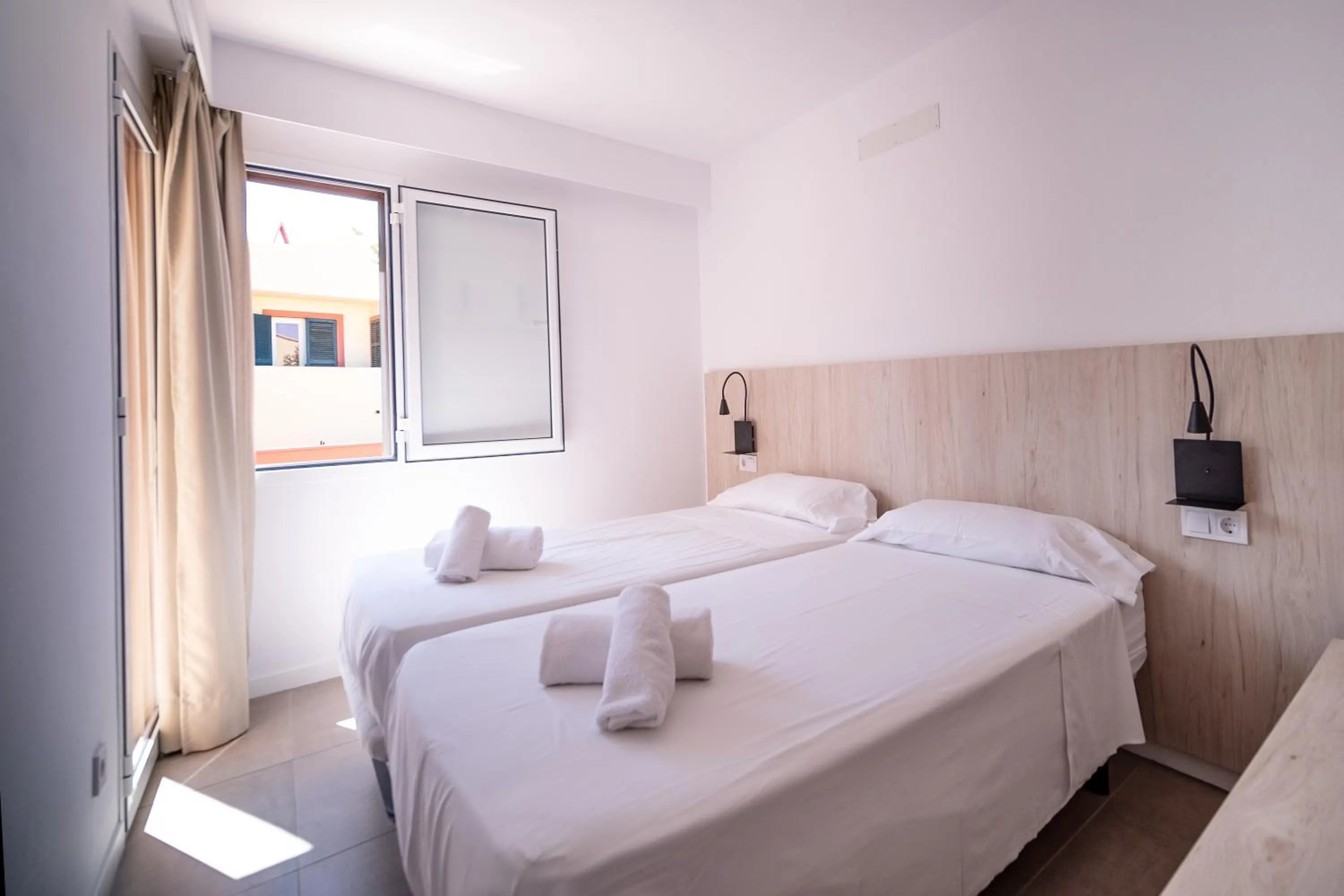 Bedroom, Bed in Sant Joan Apartaments - Adults Only