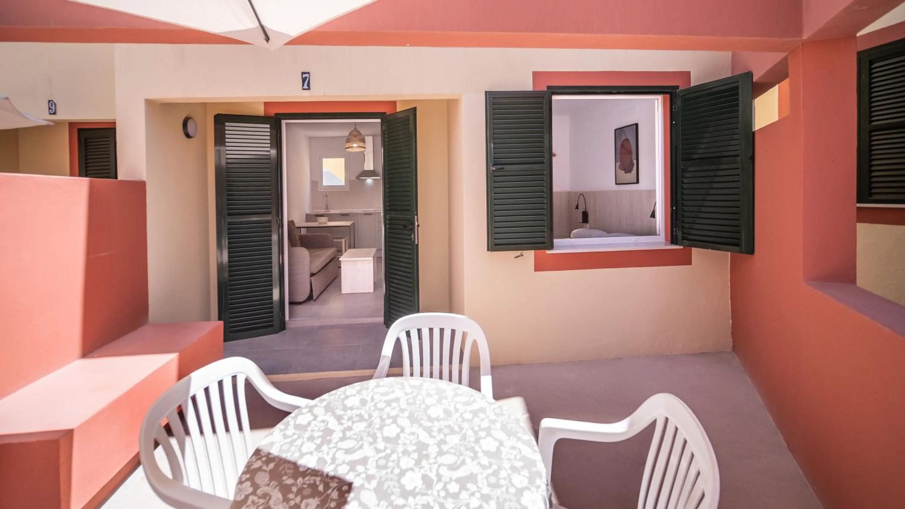 Balcony/Terrace in Sant Joan Apartaments - Adults Only