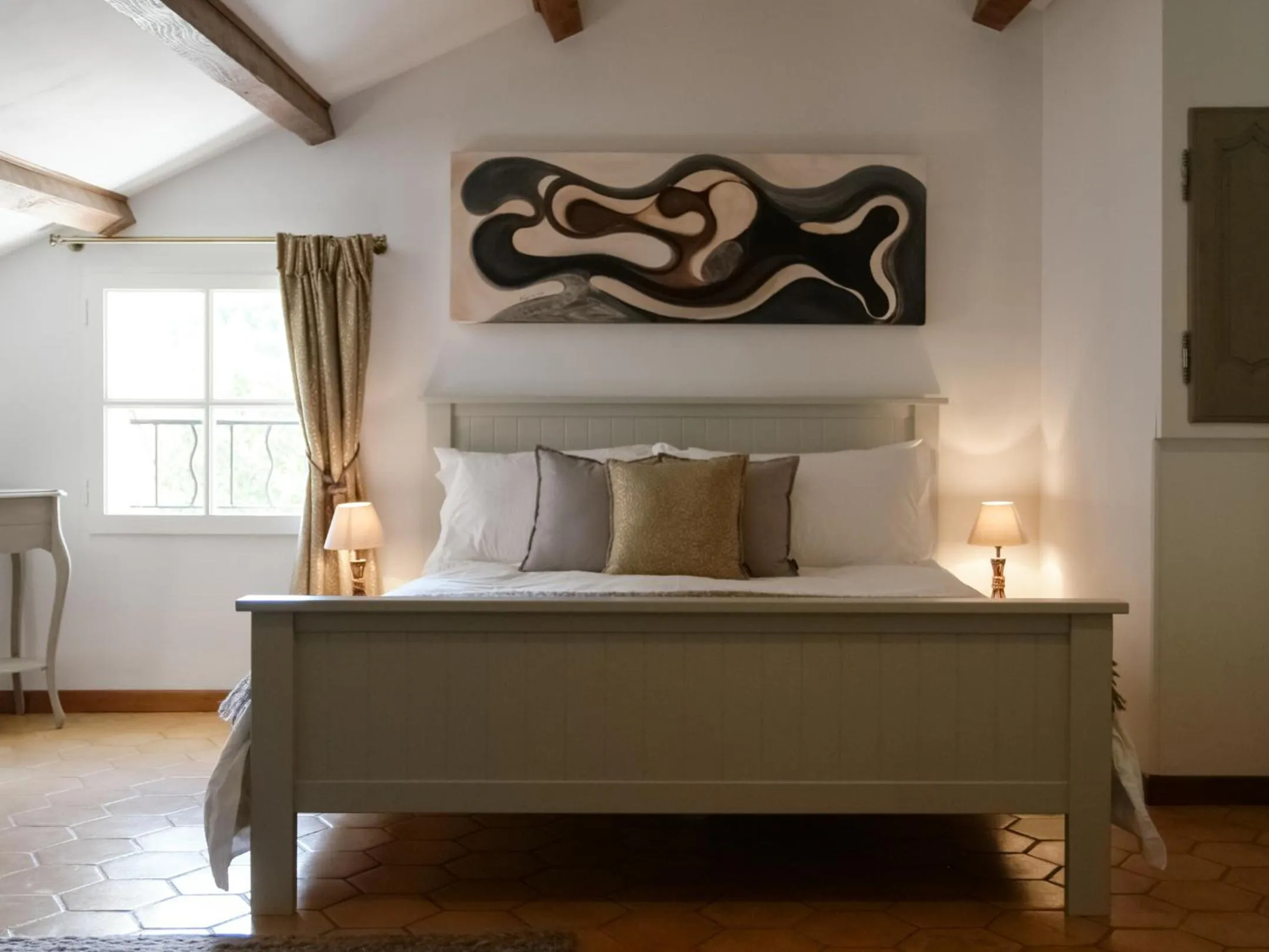 Decorative detail, Bed in La Ferme Des Belugues