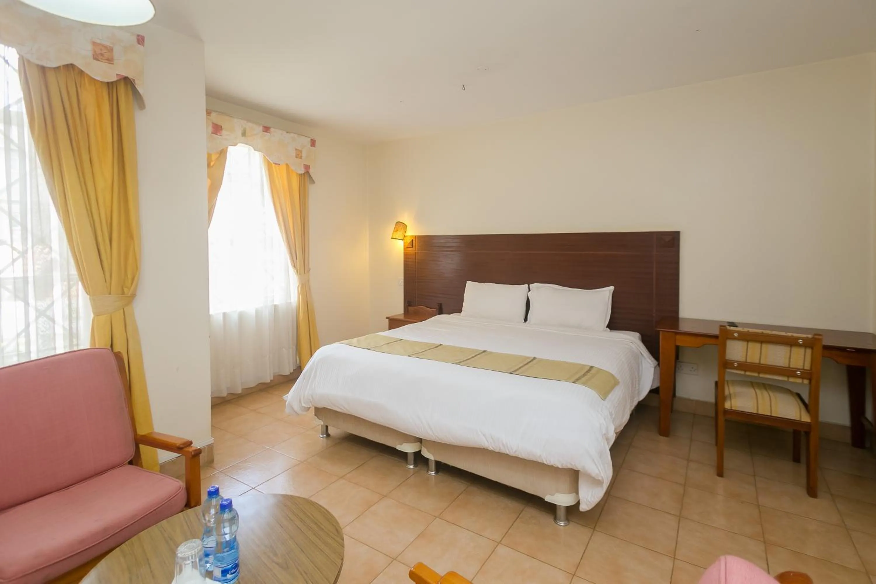 Bed in Corat Africa Hotel