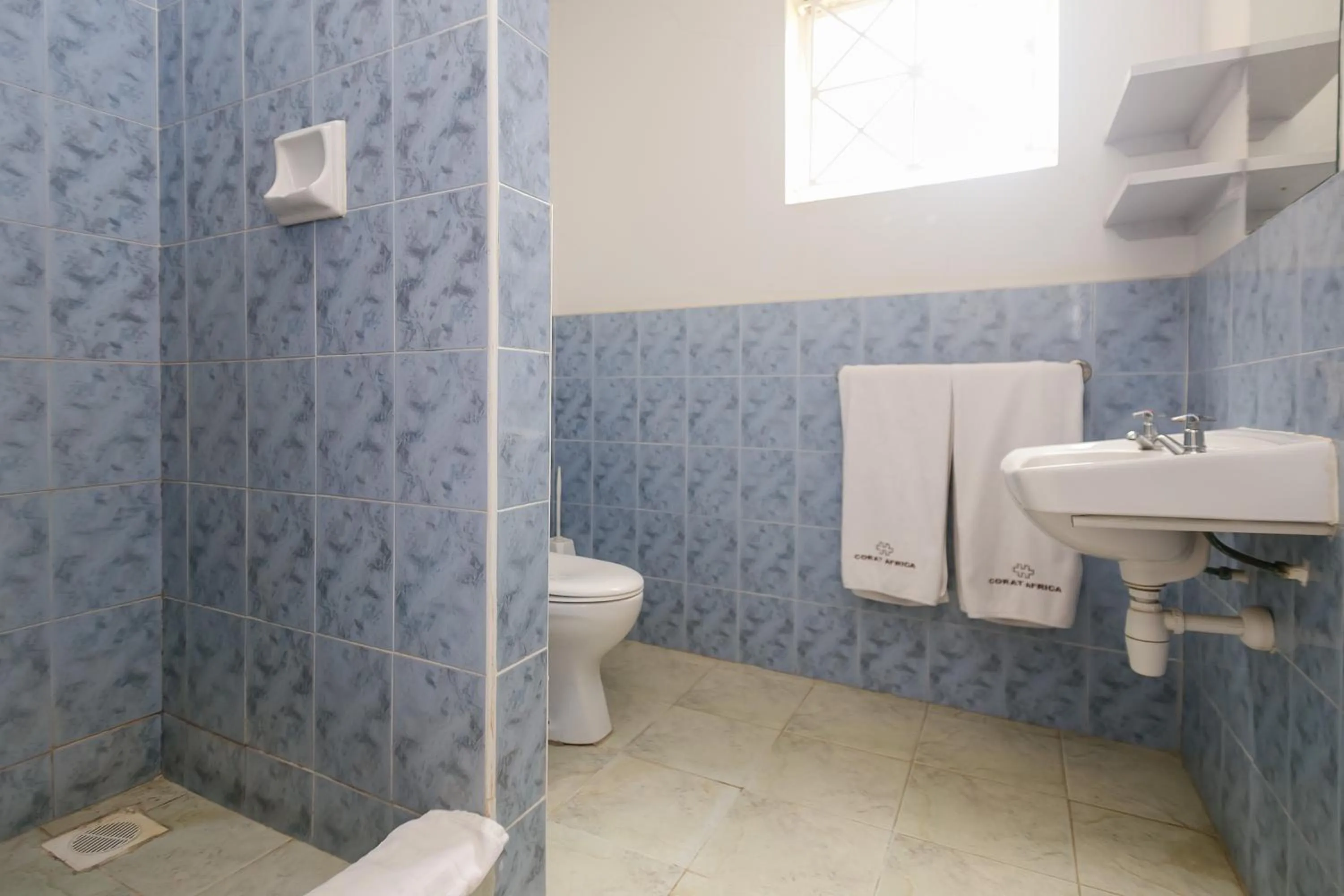 Shower in Corat Africa Hotel