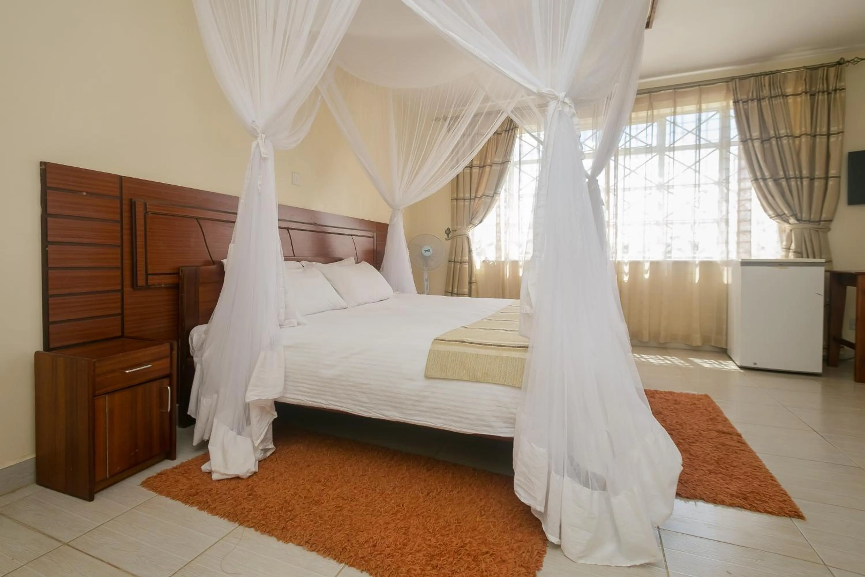 Bed in Corat Africa Hotel