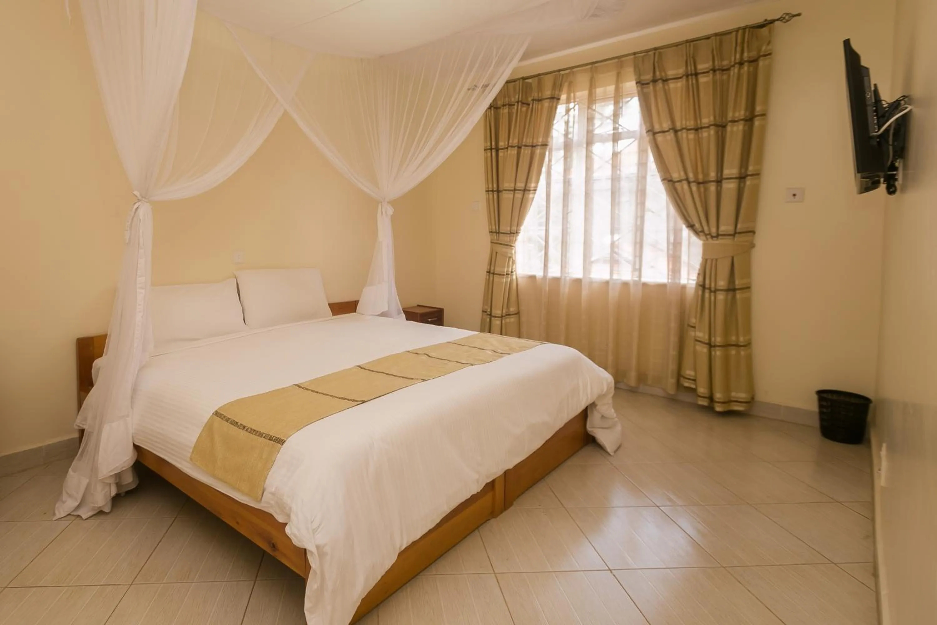 Bed in Corat Africa Hotel