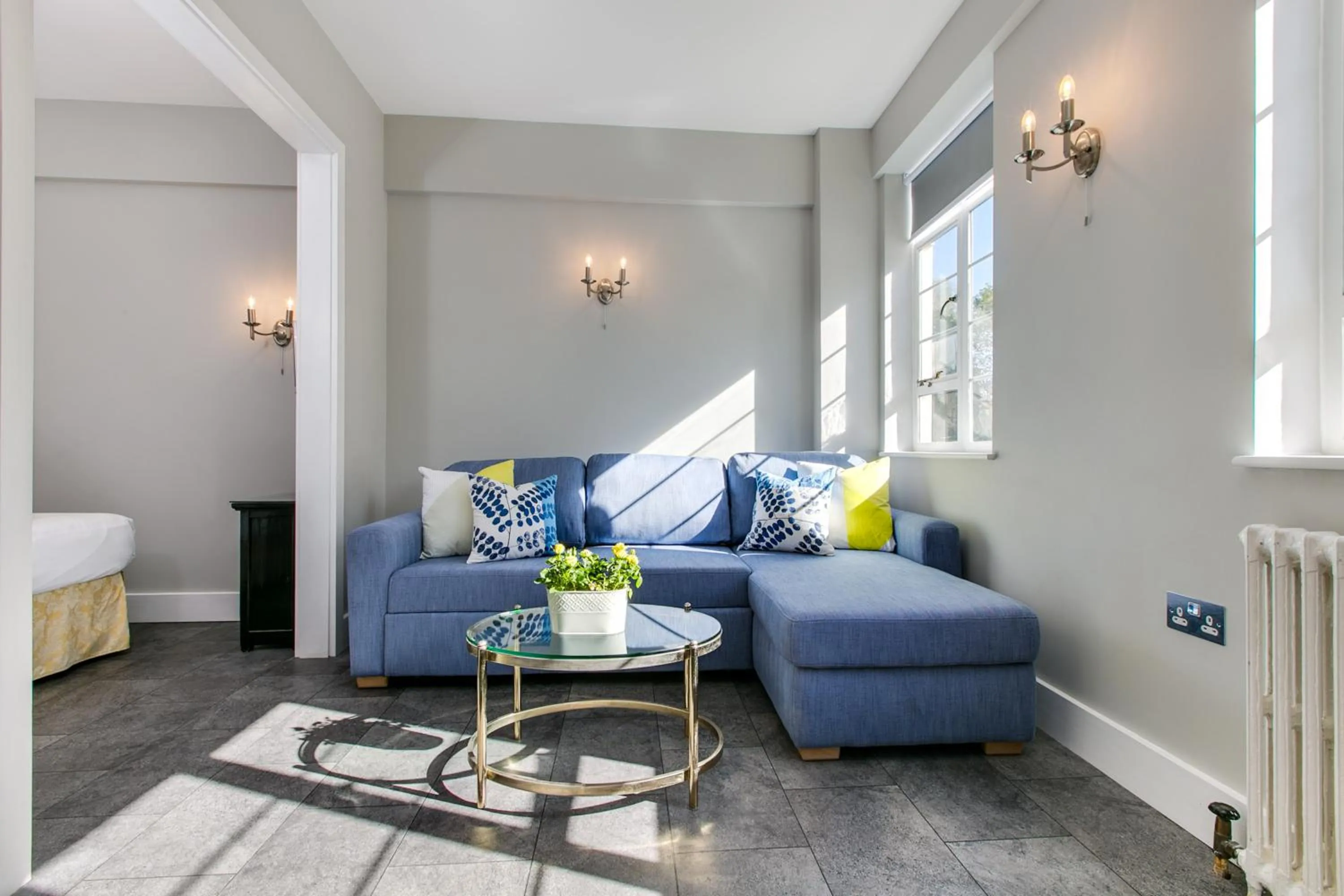 Living room in Nell Gwynn Chelsea Accommodation