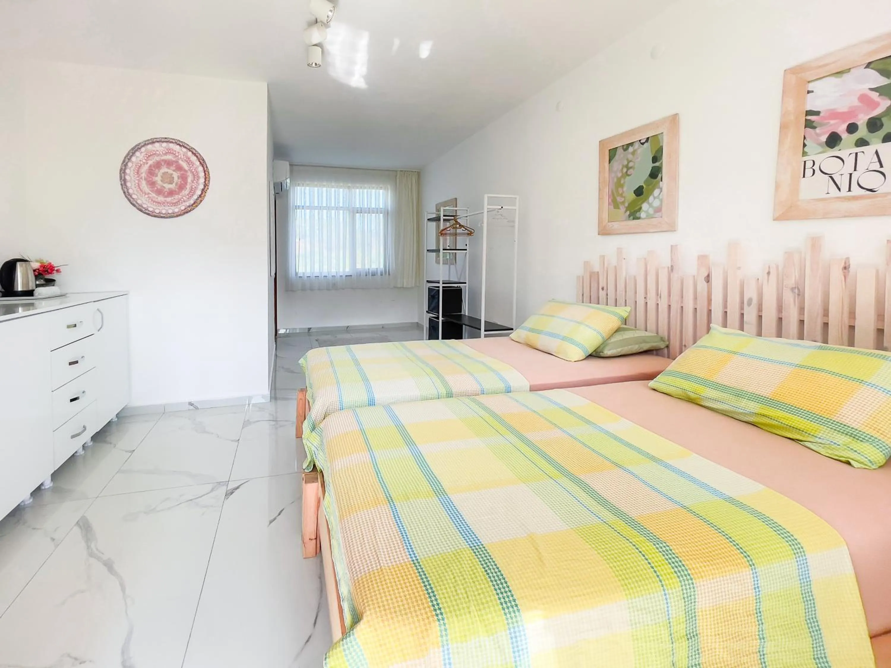 Bed in Erendiz Garden Hotel