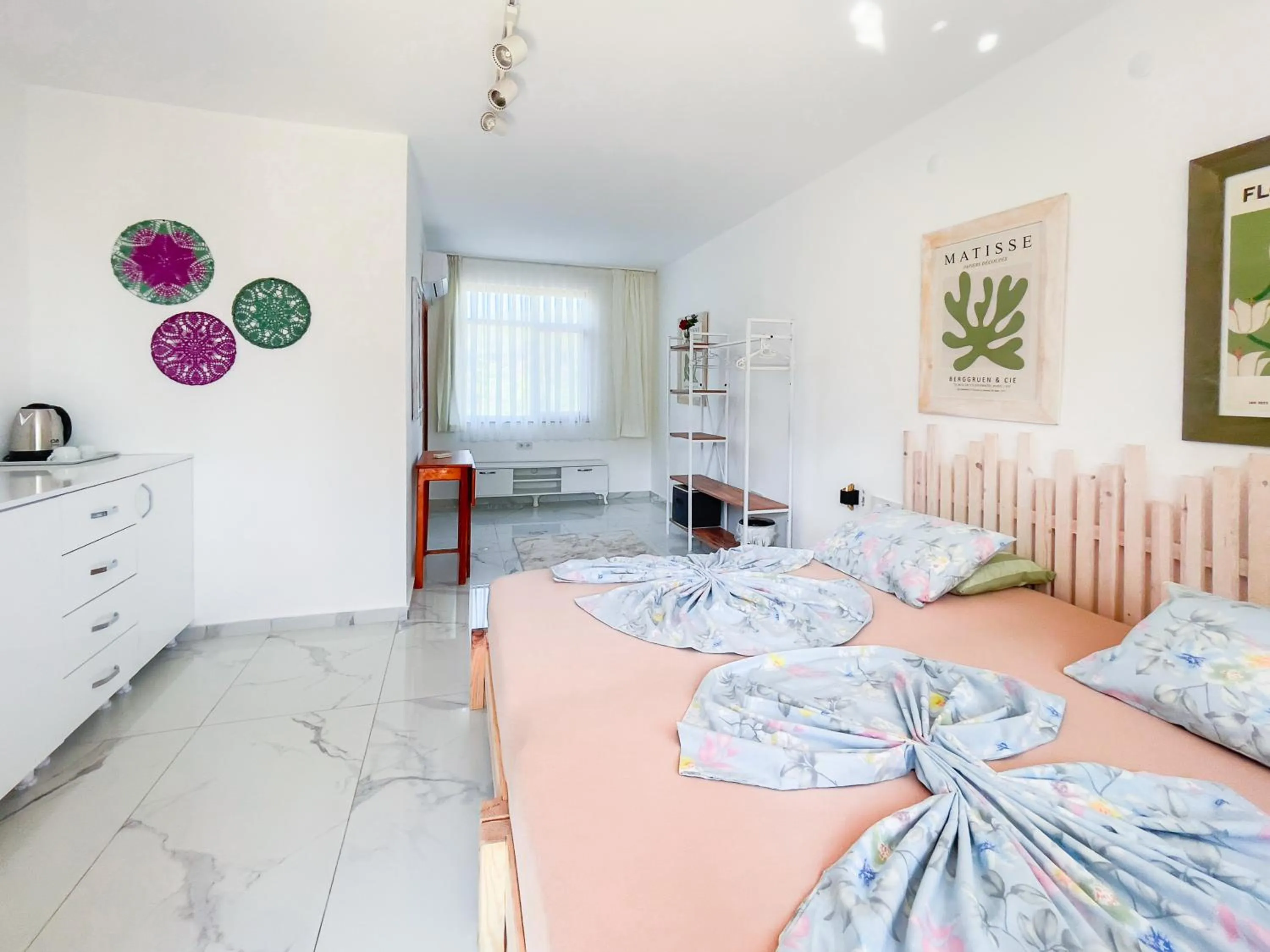 Bed in Erendiz Garden Hotel