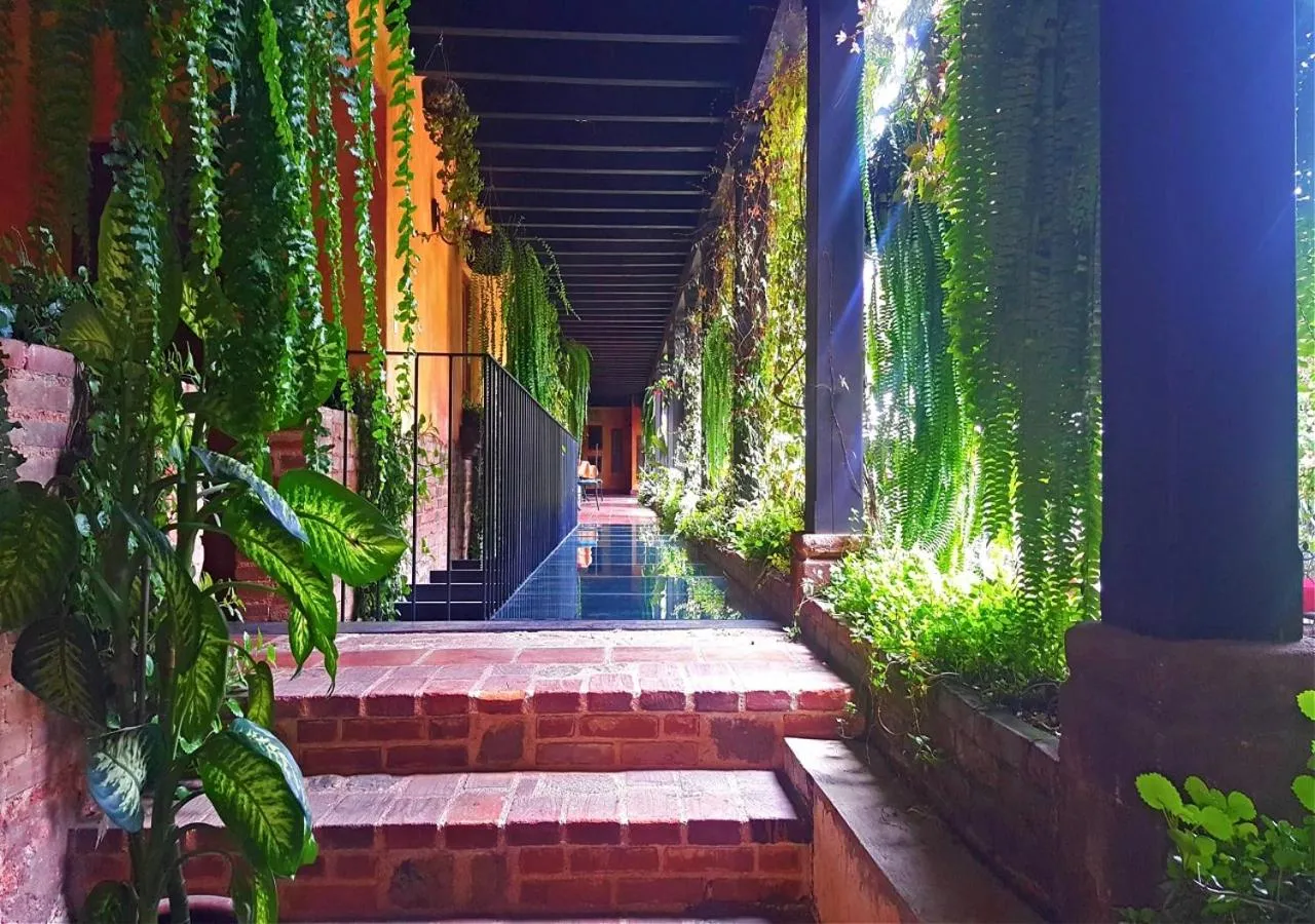 Lobby or reception in Hotel Eterna Primavera Antigua