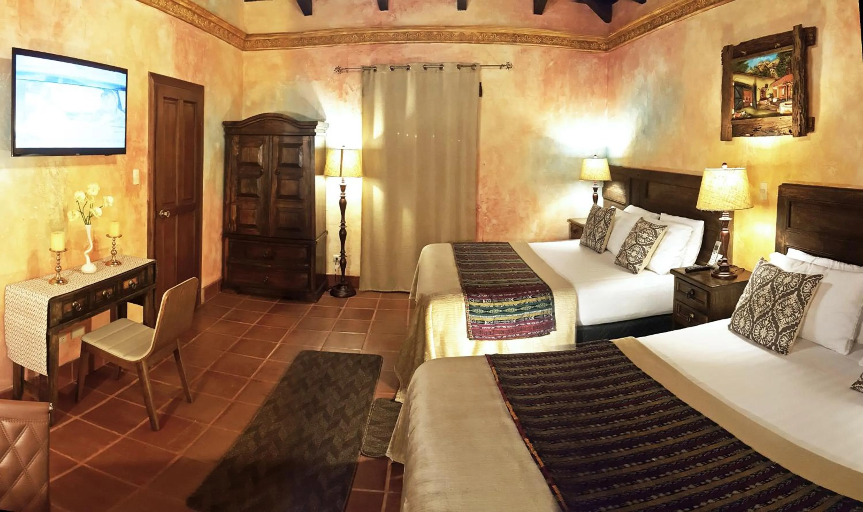 Bedroom, Bed in Hotel Eterna Primavera Antigua