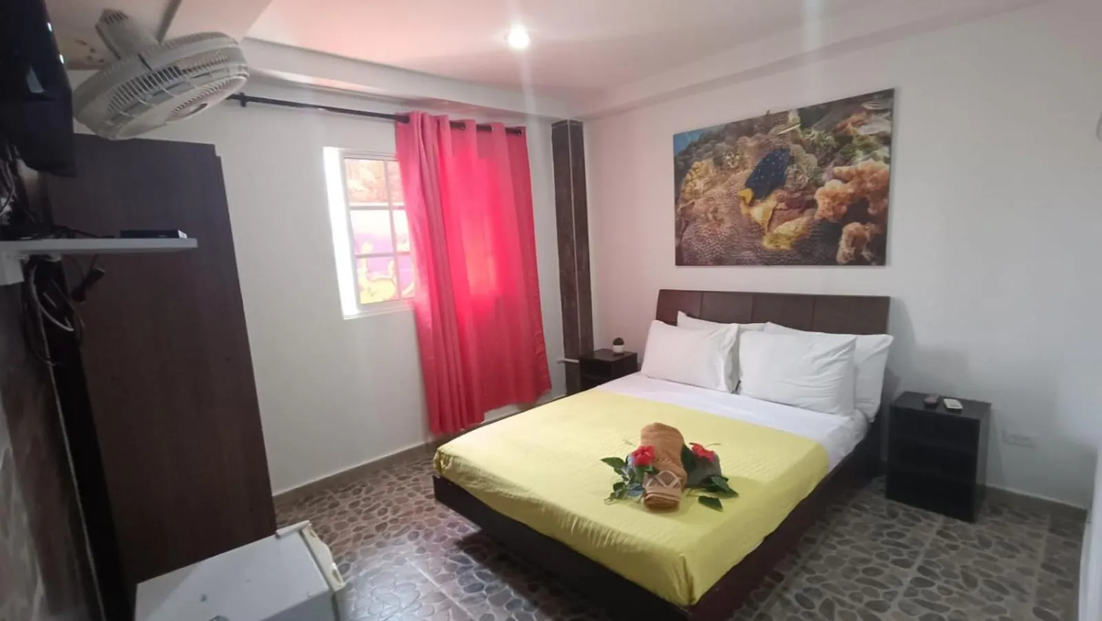 Bed in Jackuri Casa Hospedaje