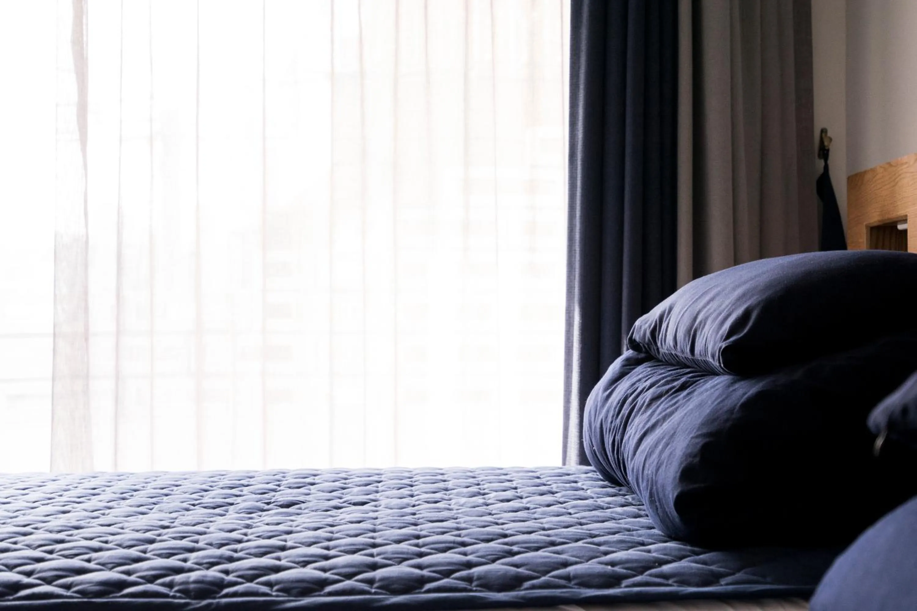 Bedroom, Bed in That House Hongdae