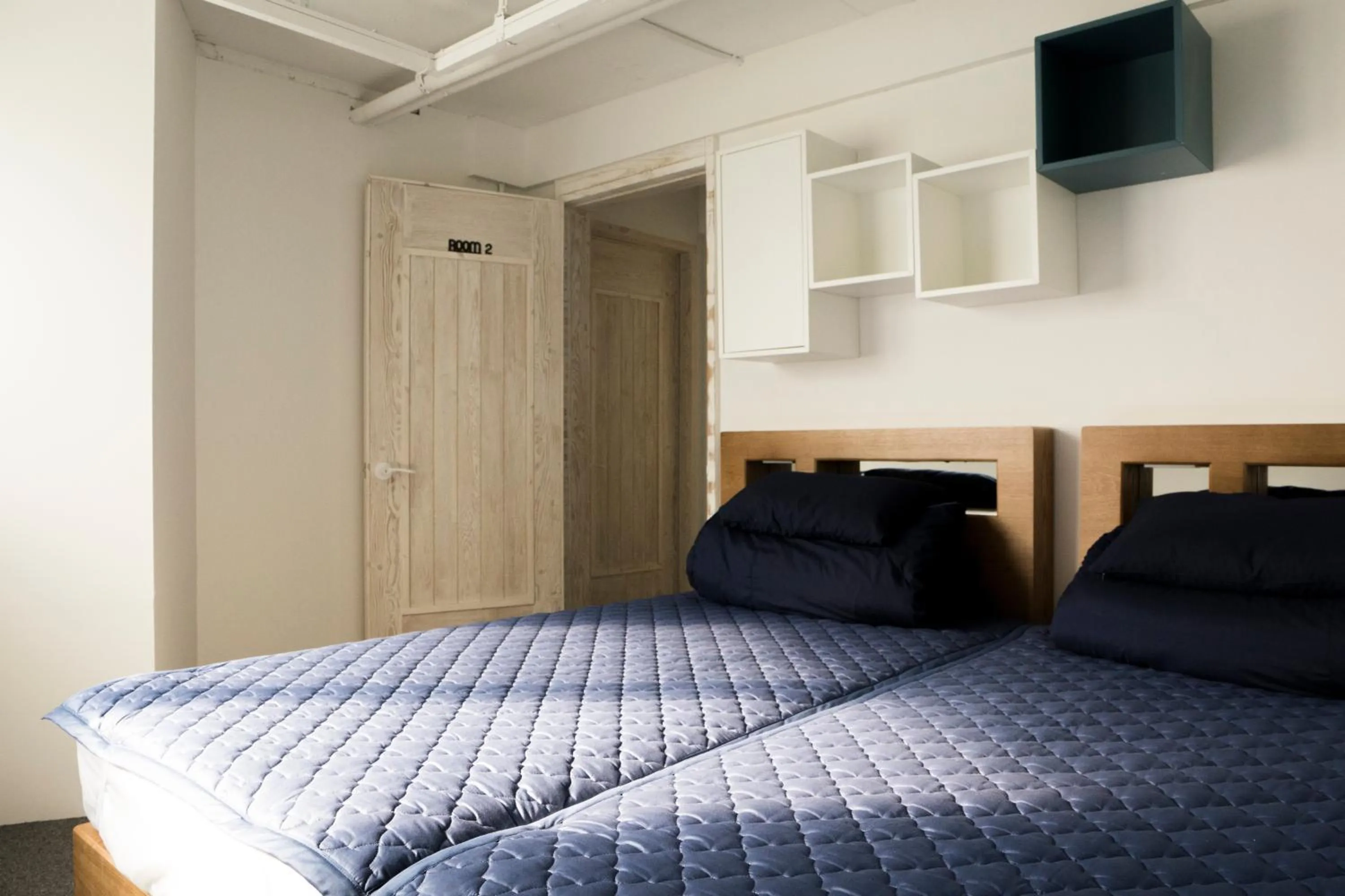 Bedroom, Bed in That House Hongdae