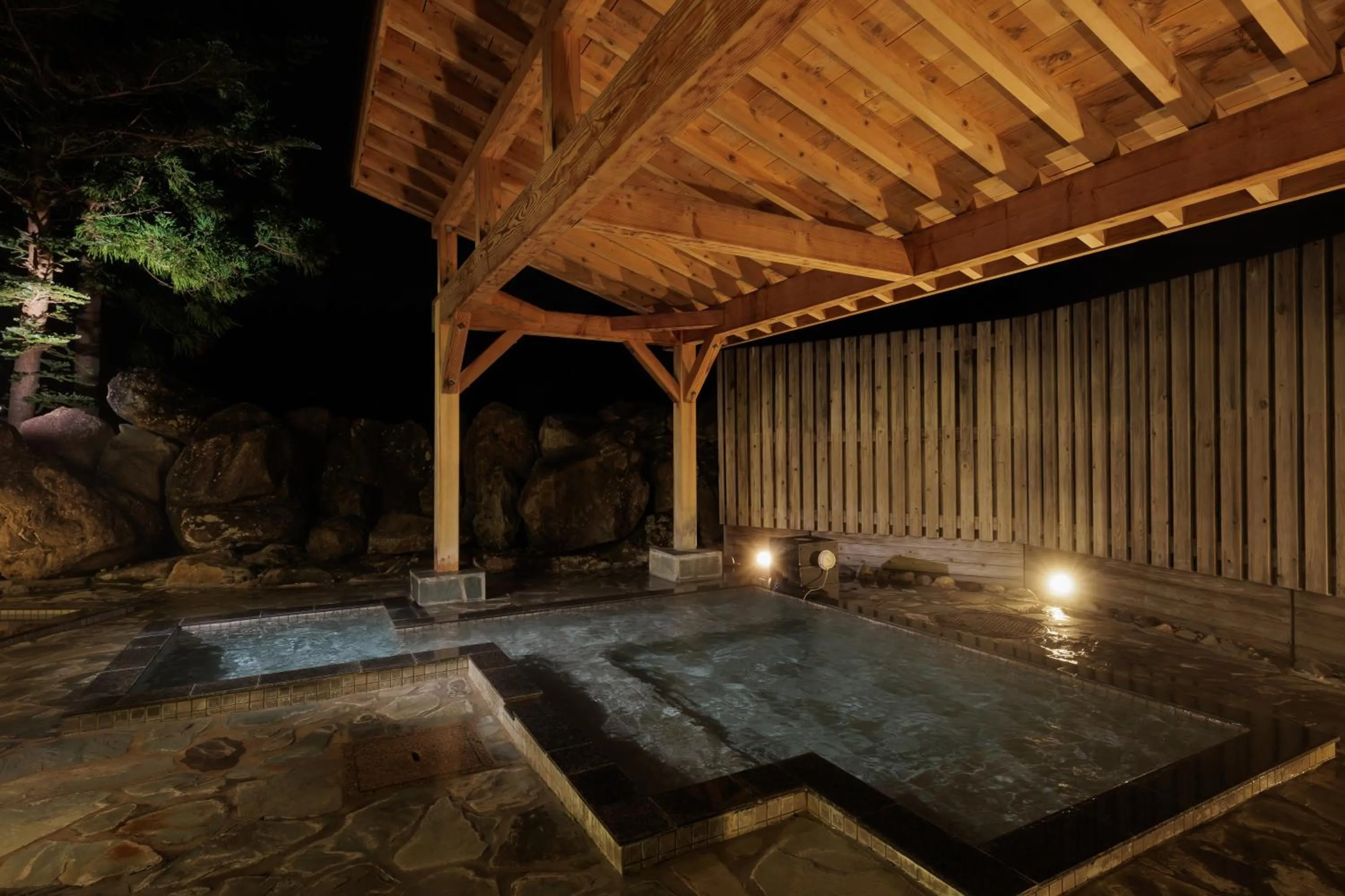 Open Air Bath in Tazawako Lake Resort & Onsen