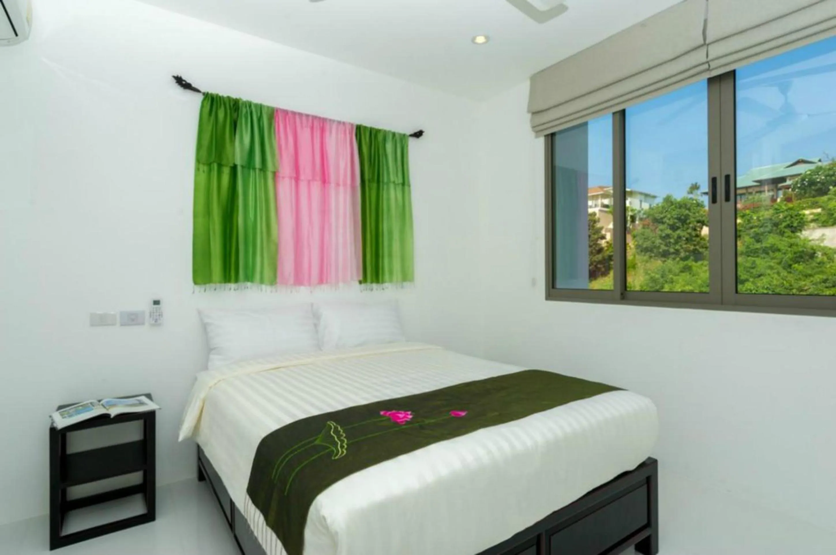 Property building, Bed in 3 Bedroom Sea View Villa Escape SDV086-By Samui Dream Villas