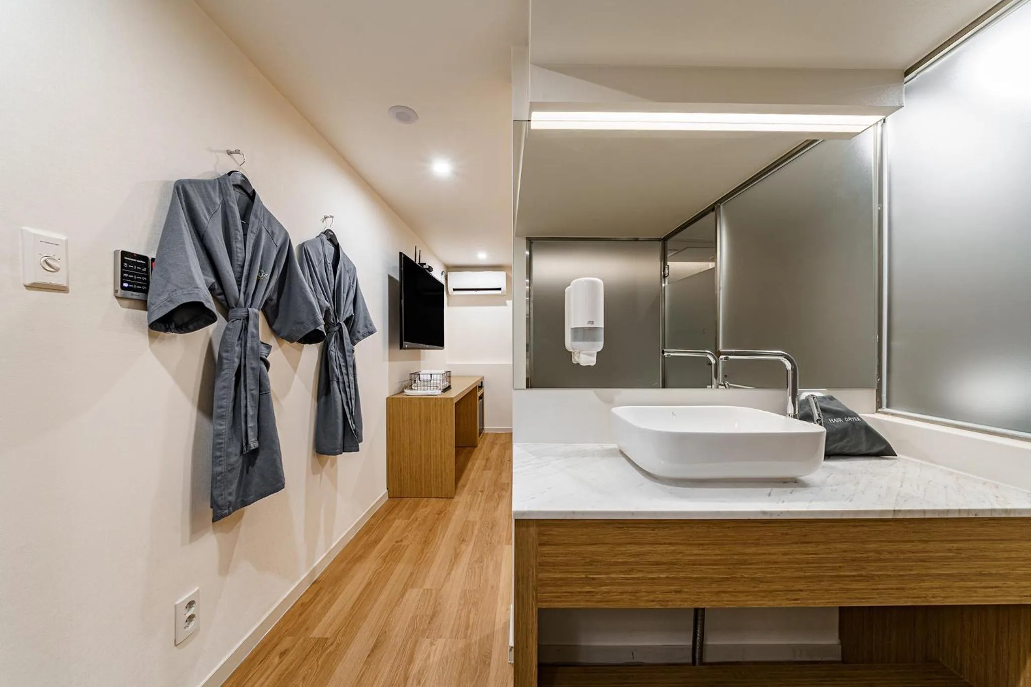 Bathroom in 25hours Hotel