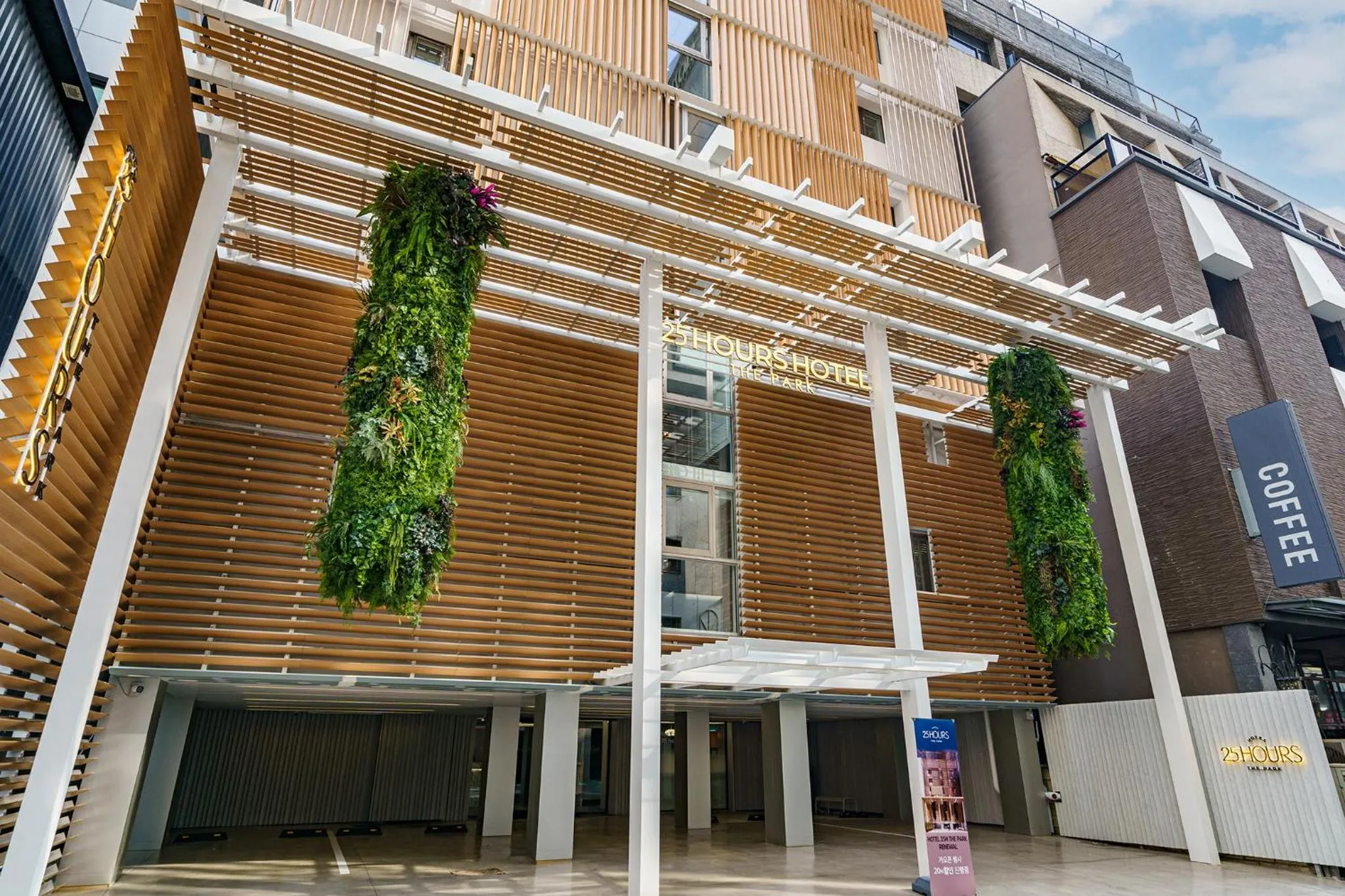 Property building in 25hours Hotel