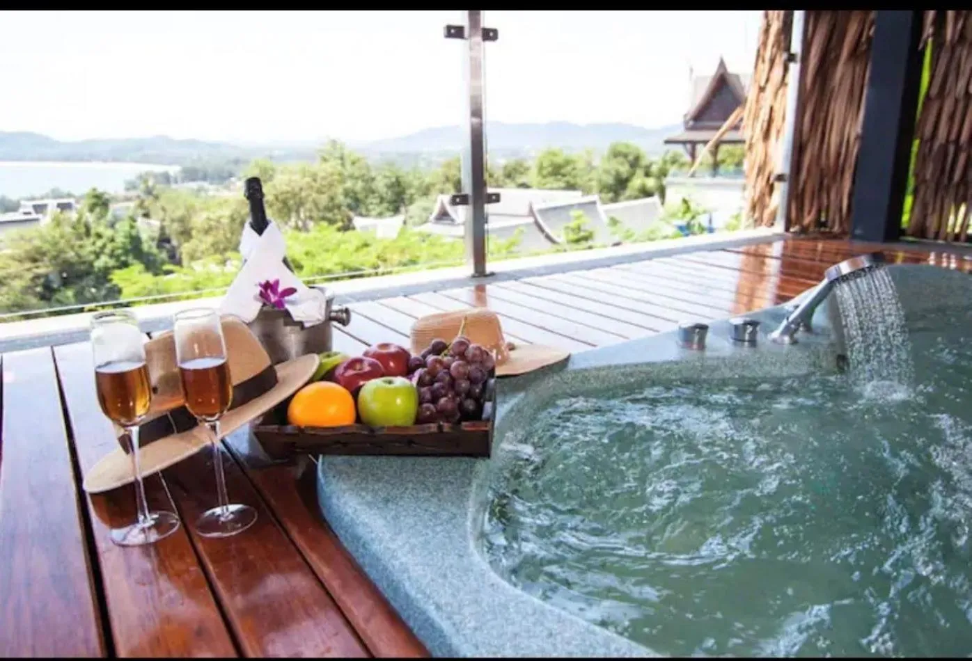 Swimming pool in Luxury 4 pool Seaview 6 bedroom Villa on Surin Hill