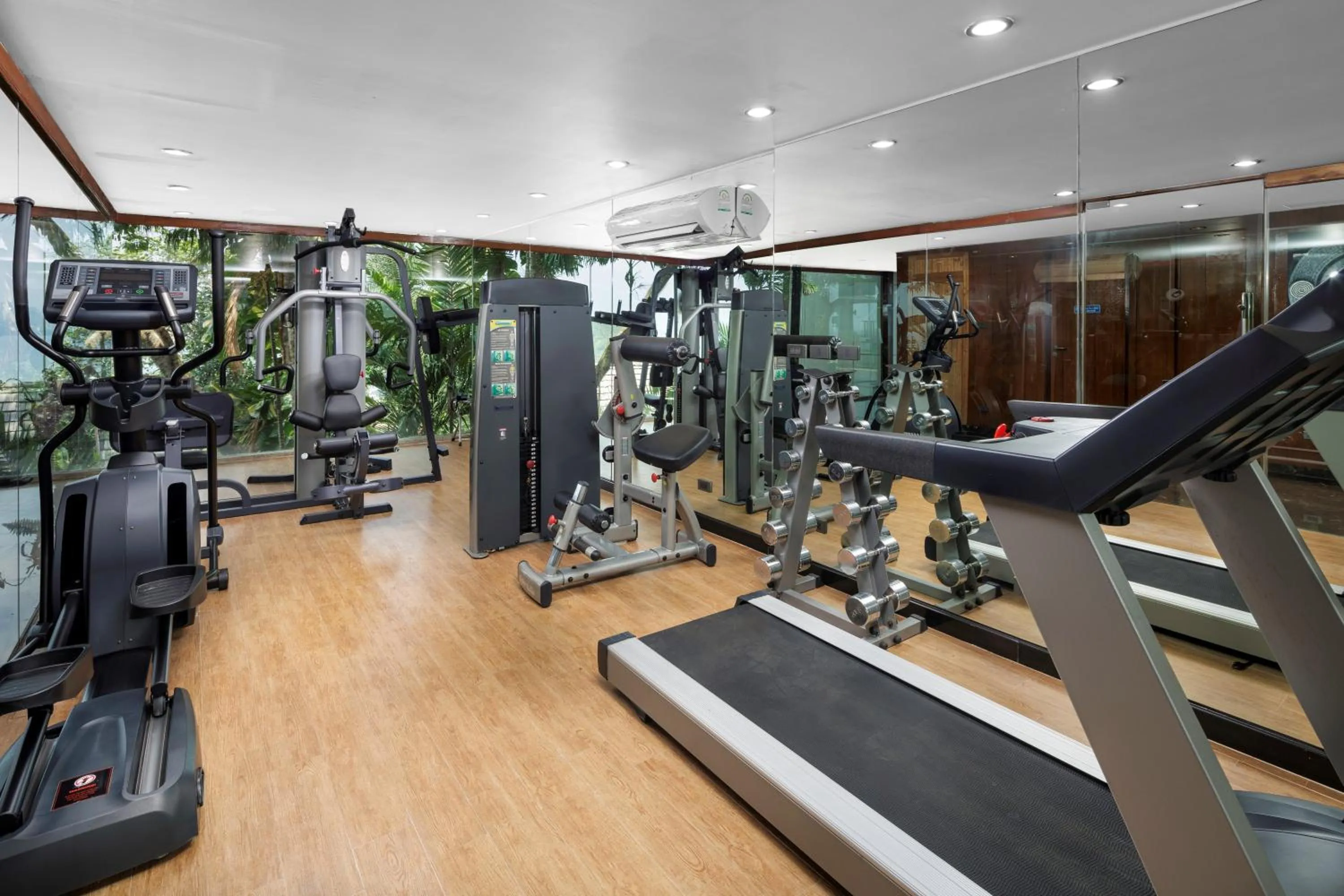 Fitness centre/facilities in Luxury 4 pool Seaview 6 bedroom Villa on Surin Hill