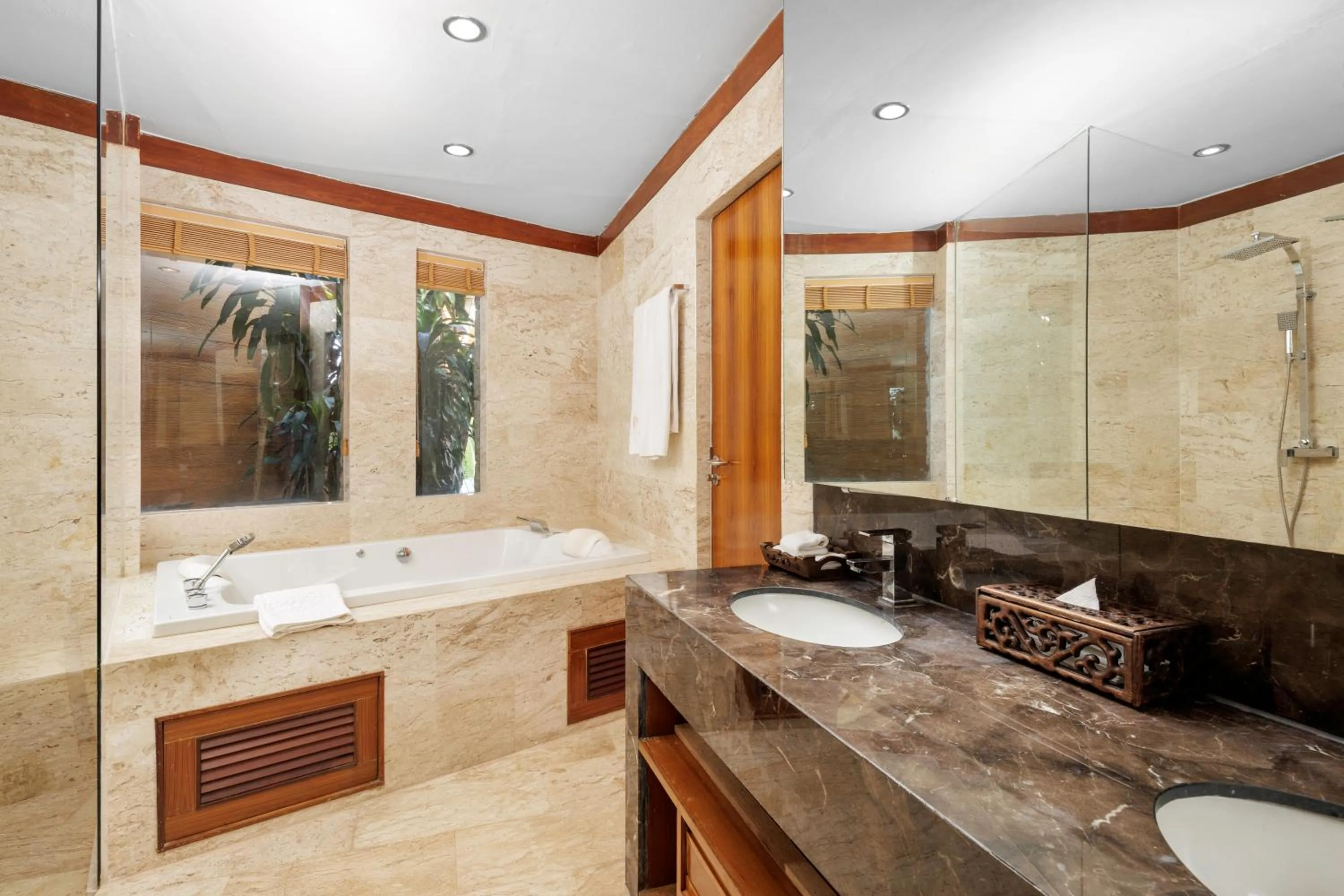Bathroom in Luxury 4 pool Seaview 6 bedroom Villa on Surin Hill