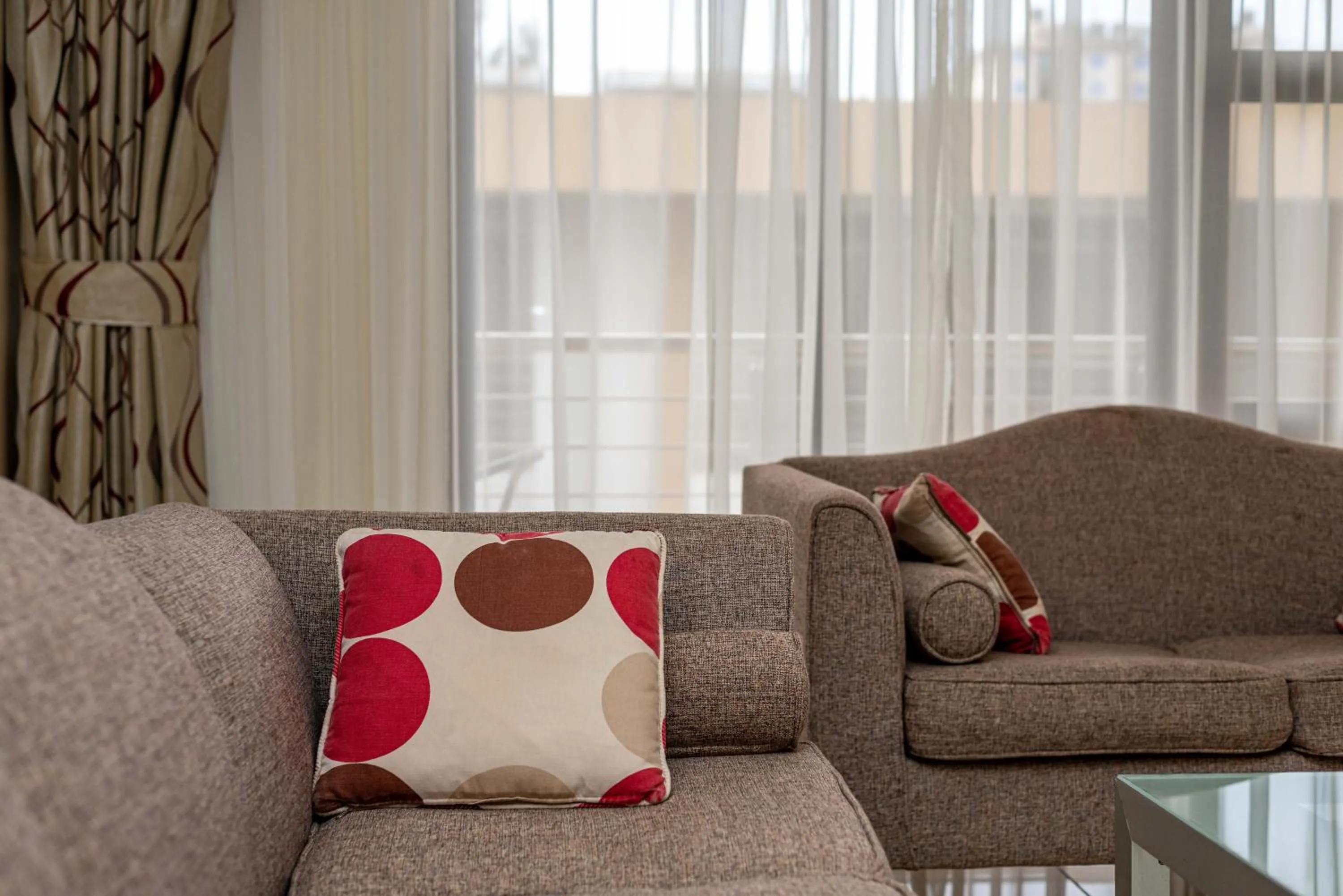 Living room in Lenana Suites