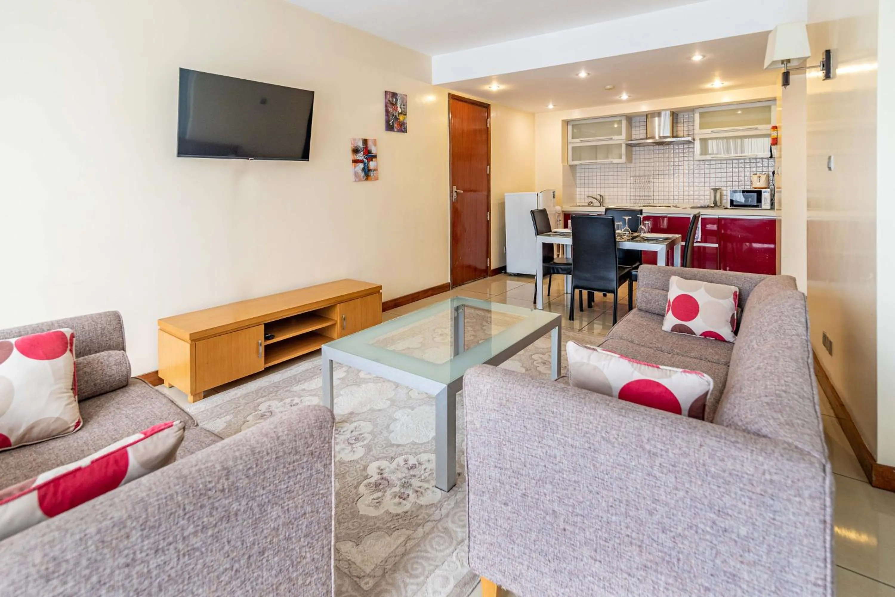 Living room in Lenana Suites