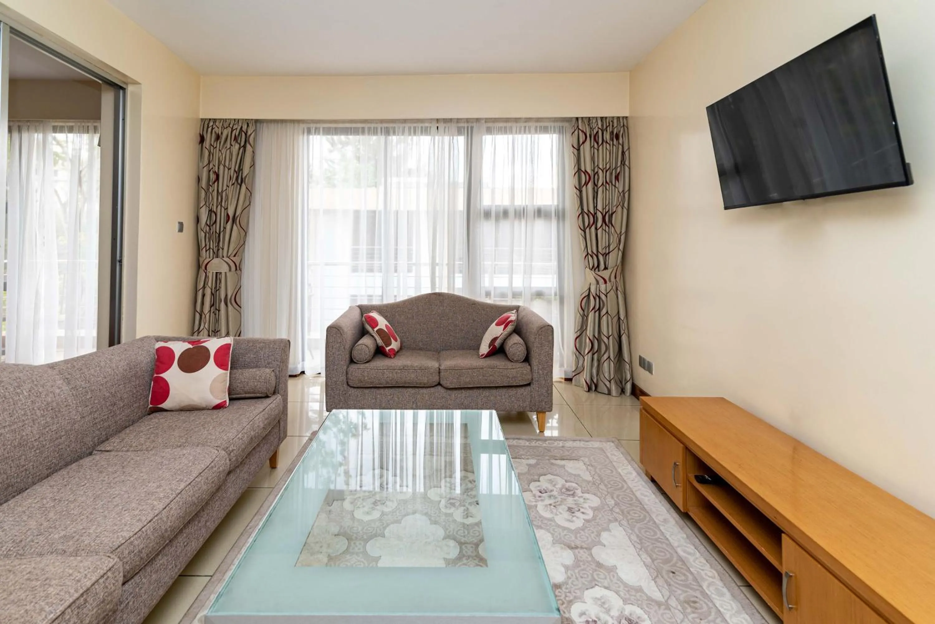 Living room in Lenana Suites