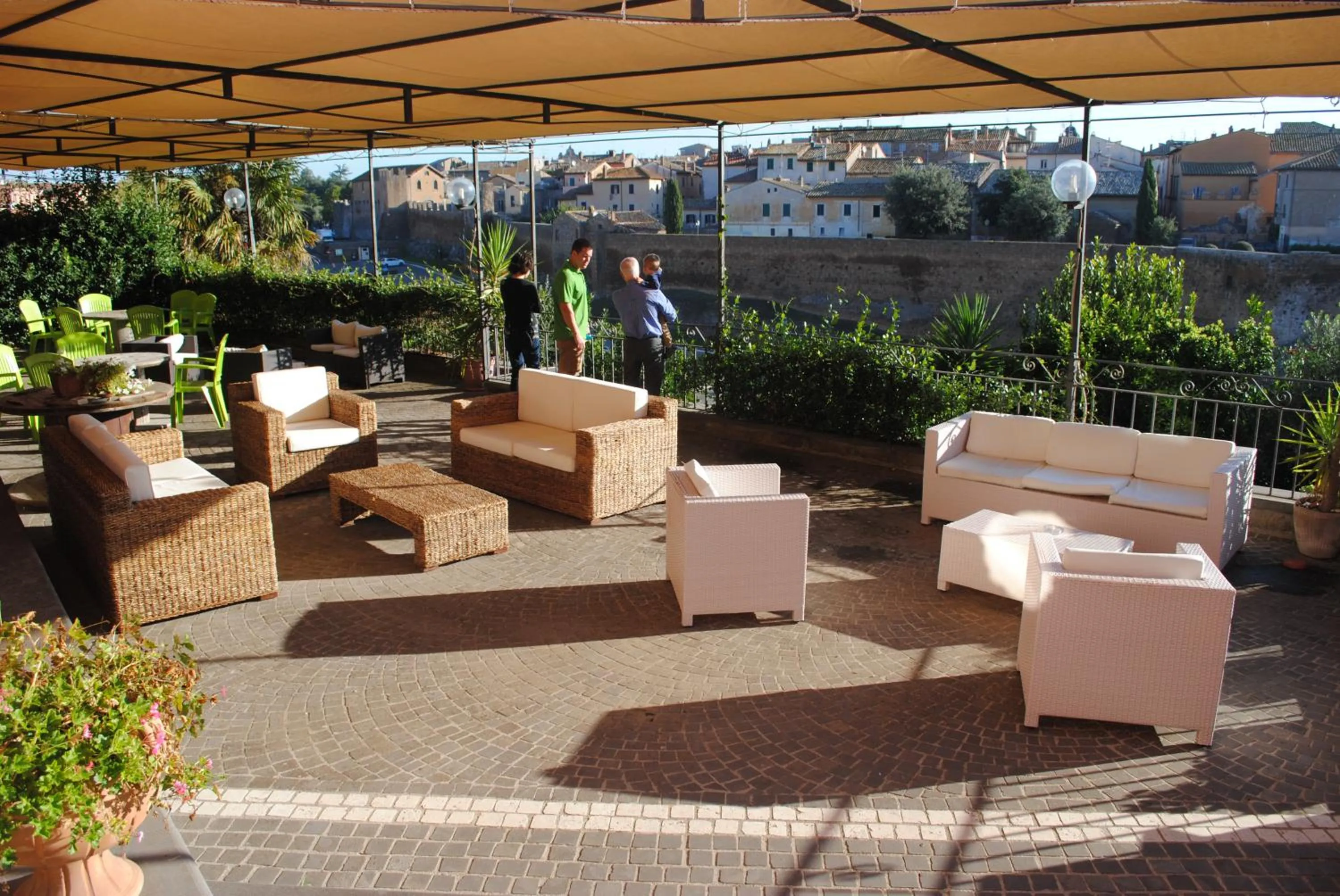 Balcony/Terrace in Hotel Tuscania Panoramico