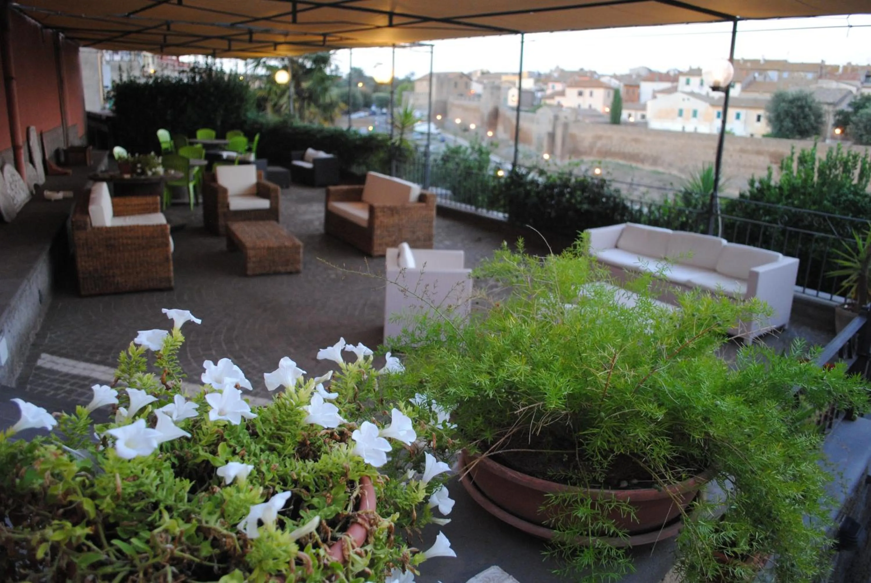 Balcony/Terrace in Hotel Tuscania Panoramico