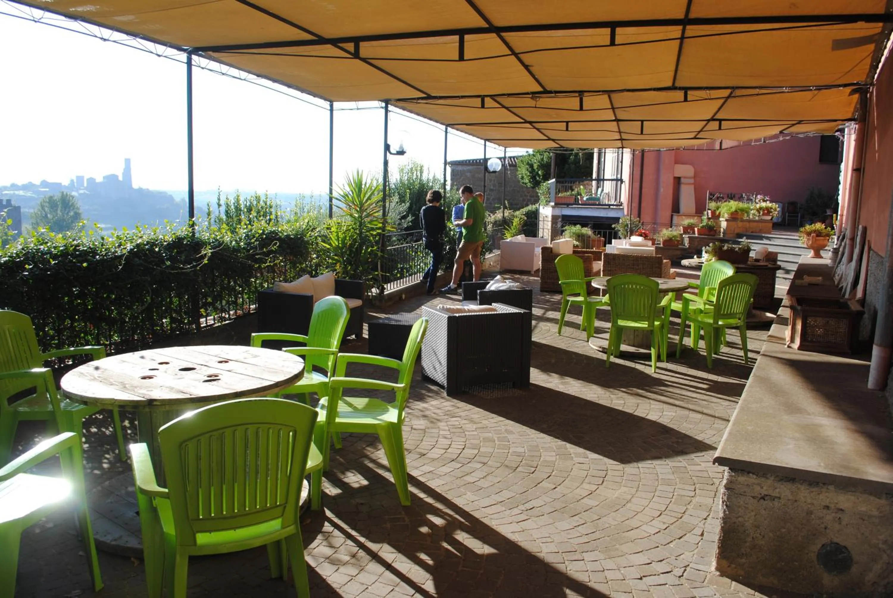 Balcony/Terrace in Hotel Tuscania Panoramico